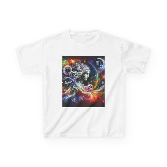 Virgo Horoscope Kids Tee - Cosmic Zodiac T-Shirt for Astrology Lovers, Birthday Gift, Everyday Wear, Reference Guide, Unique Design
