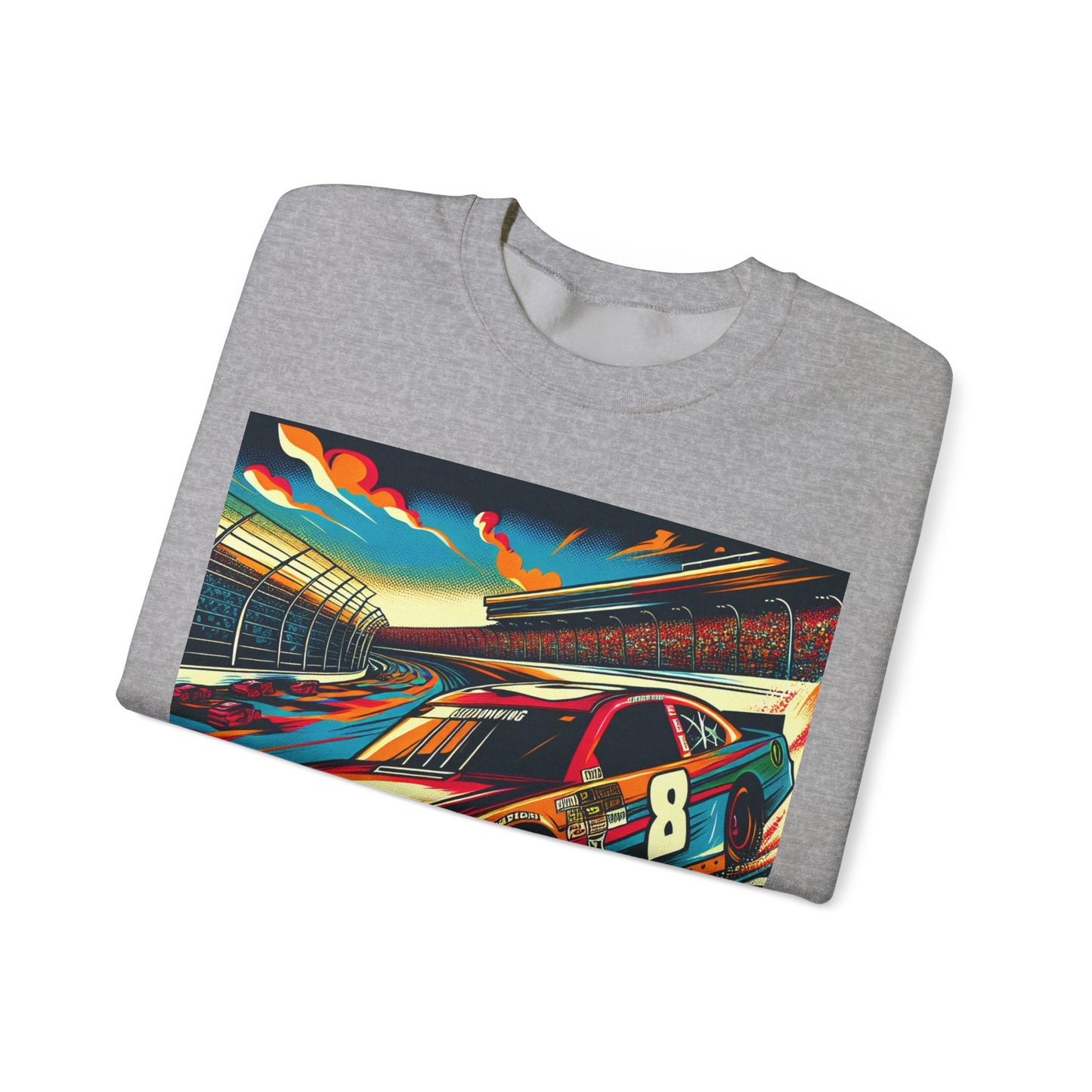 Race Car Crewneck Sweatshirt | Racing Apparel, Unisex Sweatshirt, Nascar Gift, Motorsports Clothing, Car Enthusiasts Sweatshirt