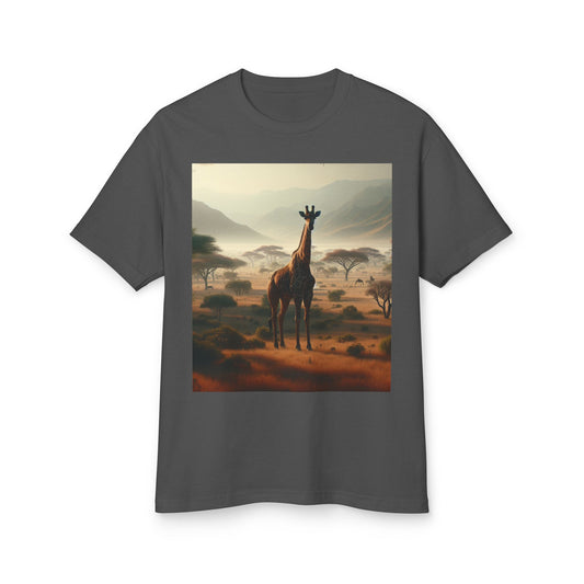 Giraffes Heavyweight Tee - Unisex Garment-Dyed Shirt