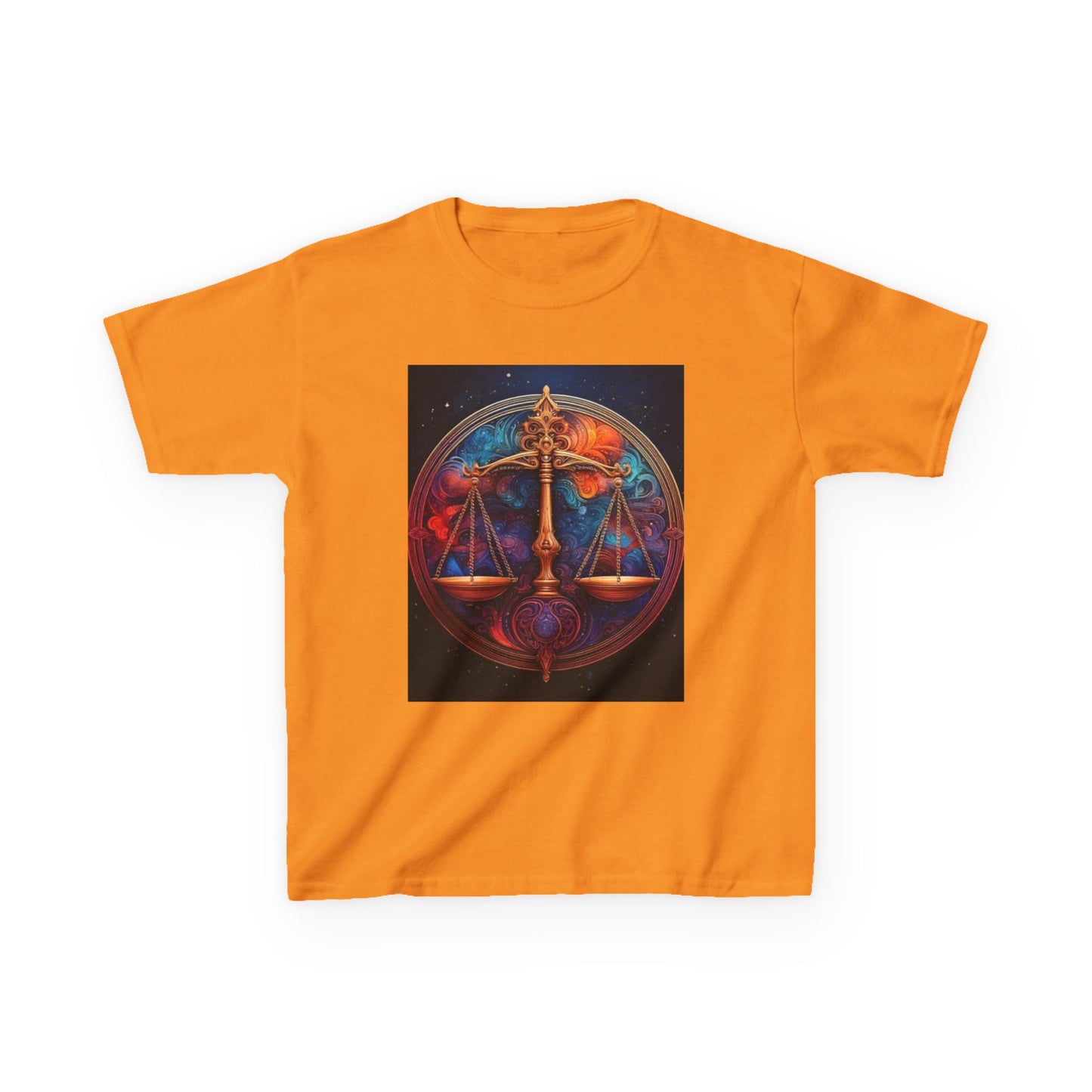 Libra Horoscope Kids Tee - Cosmic Zodiac T-Shirt for Astrology Lovers, Birthday Gift, Everyday Wear, Reference Guide, Unique Design