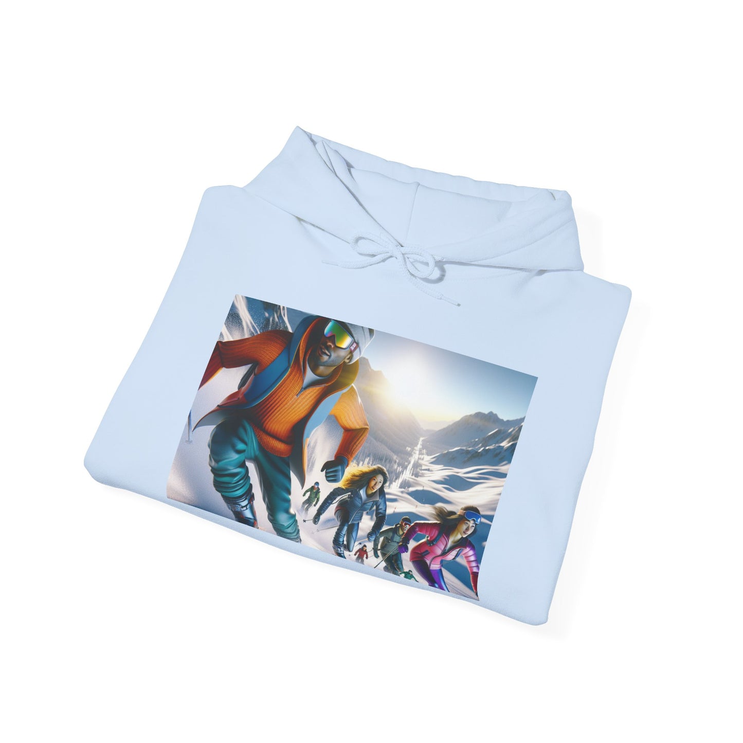 Skiing Unisex Hoodie - Sports Team Vibes