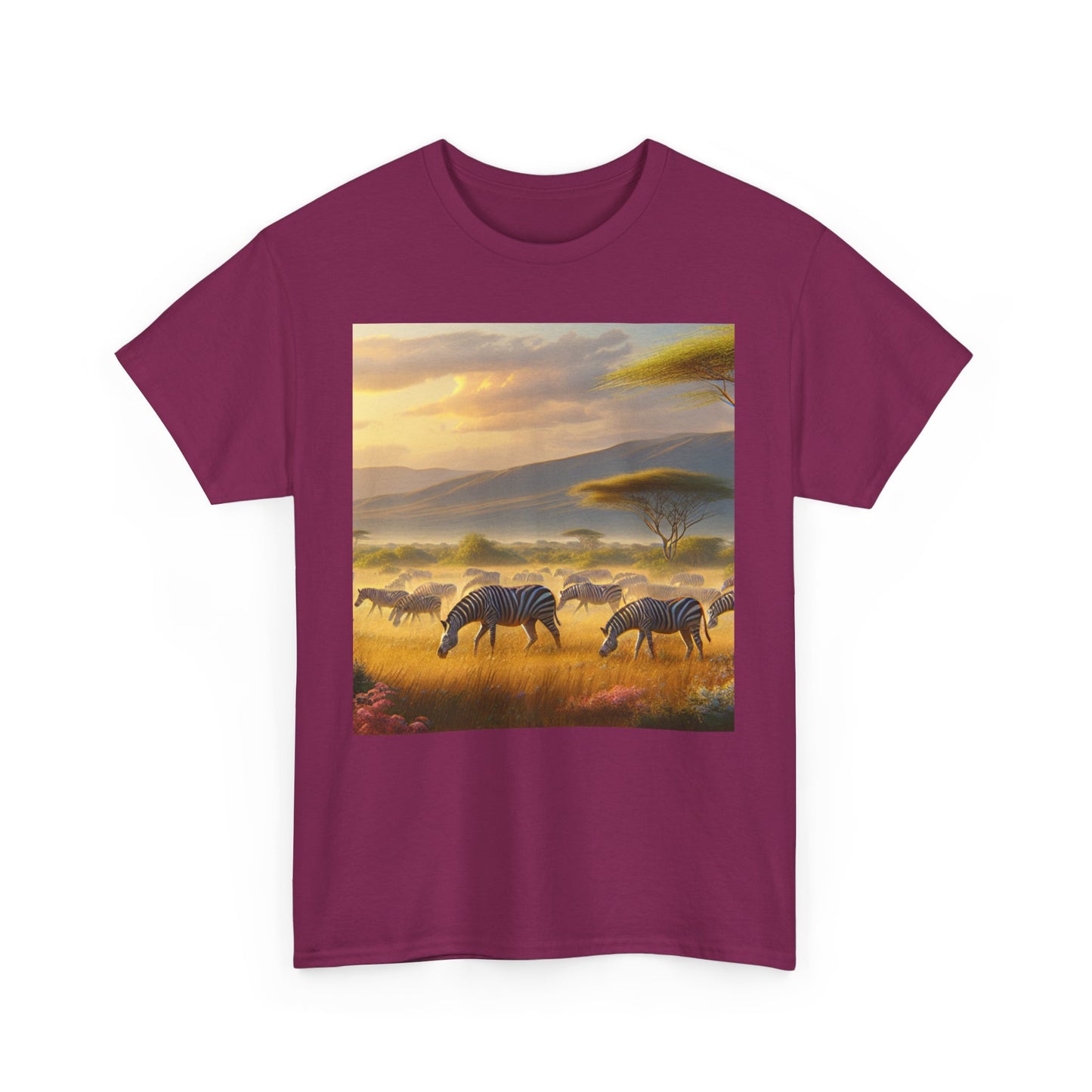 Zebras Women's Heavy Cotton Tee