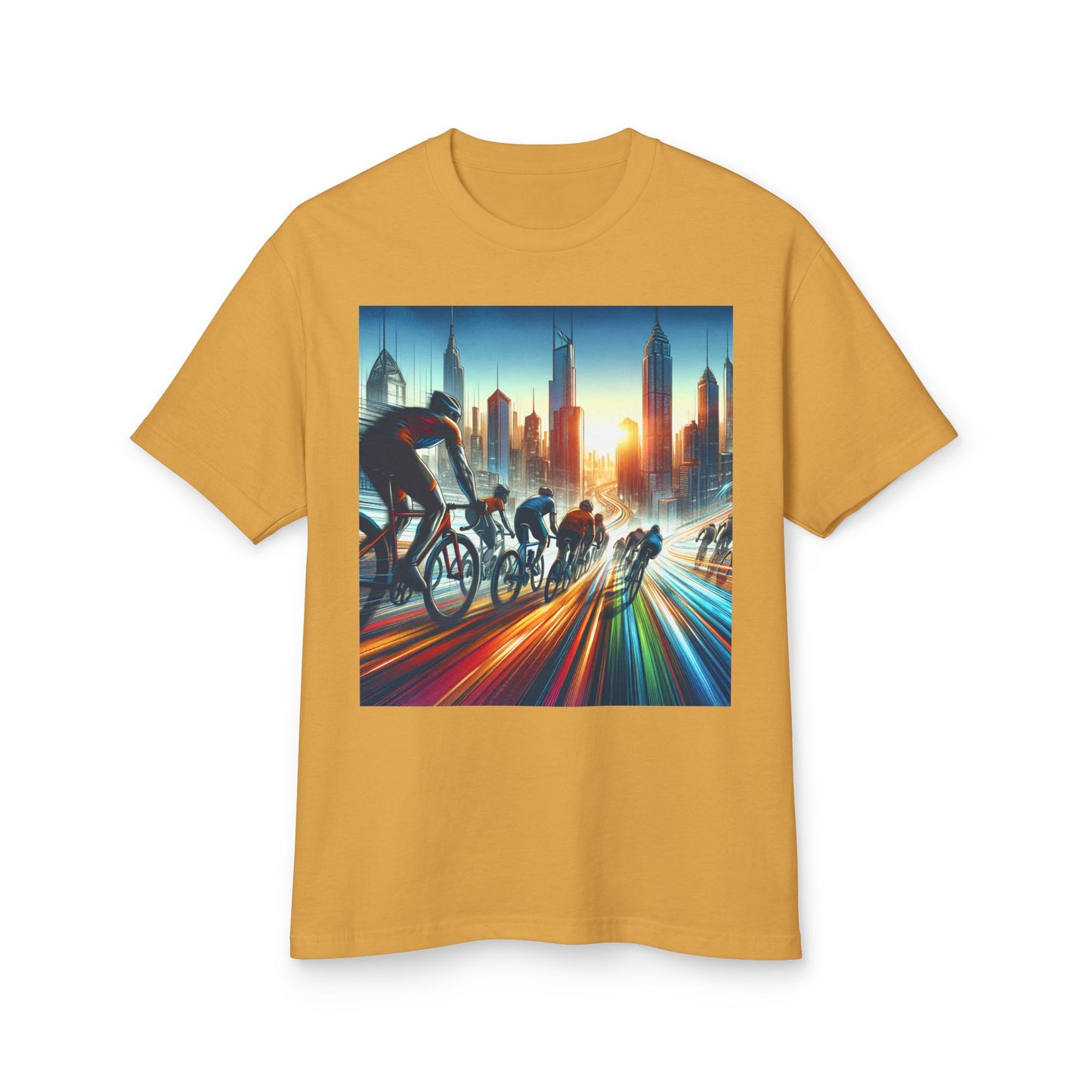 Cycling Heavyweight Tee - Unisex Garment-Dyed Shirt