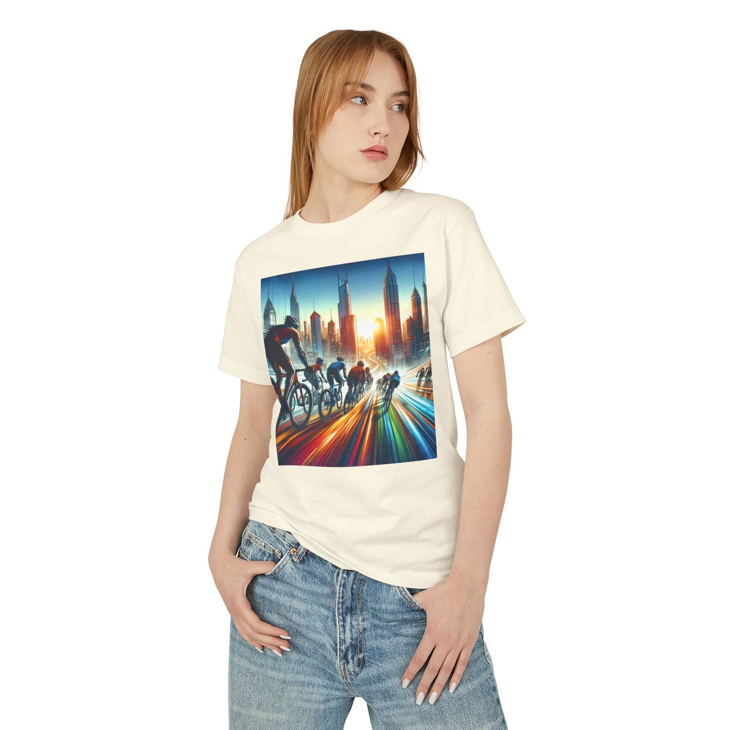 Cycling Heavyweight Tee - Unisex Garment-Dyed Shirt