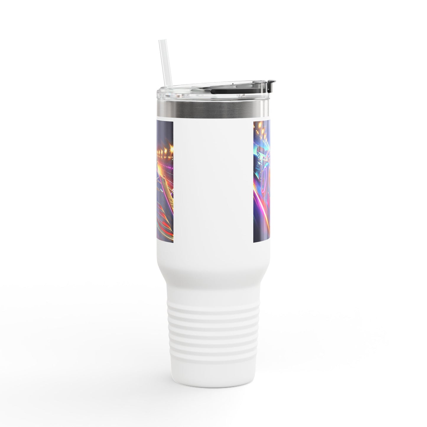 Vintage F1 Insulated Travel Mug, 40oz, Perfect for Fans, Sports Events, Coffee, Tea, Water