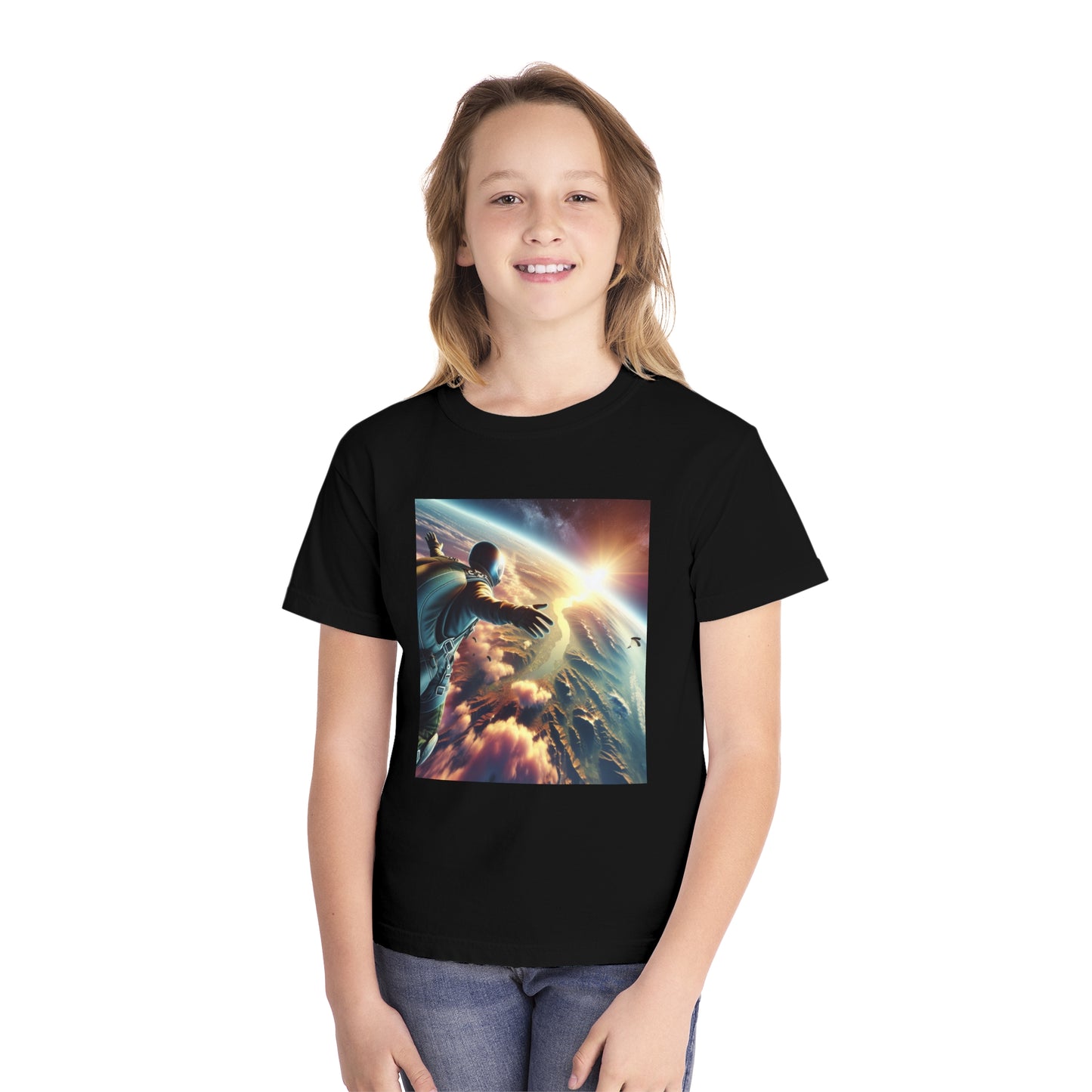Sky Diving Youth Midweight Tee