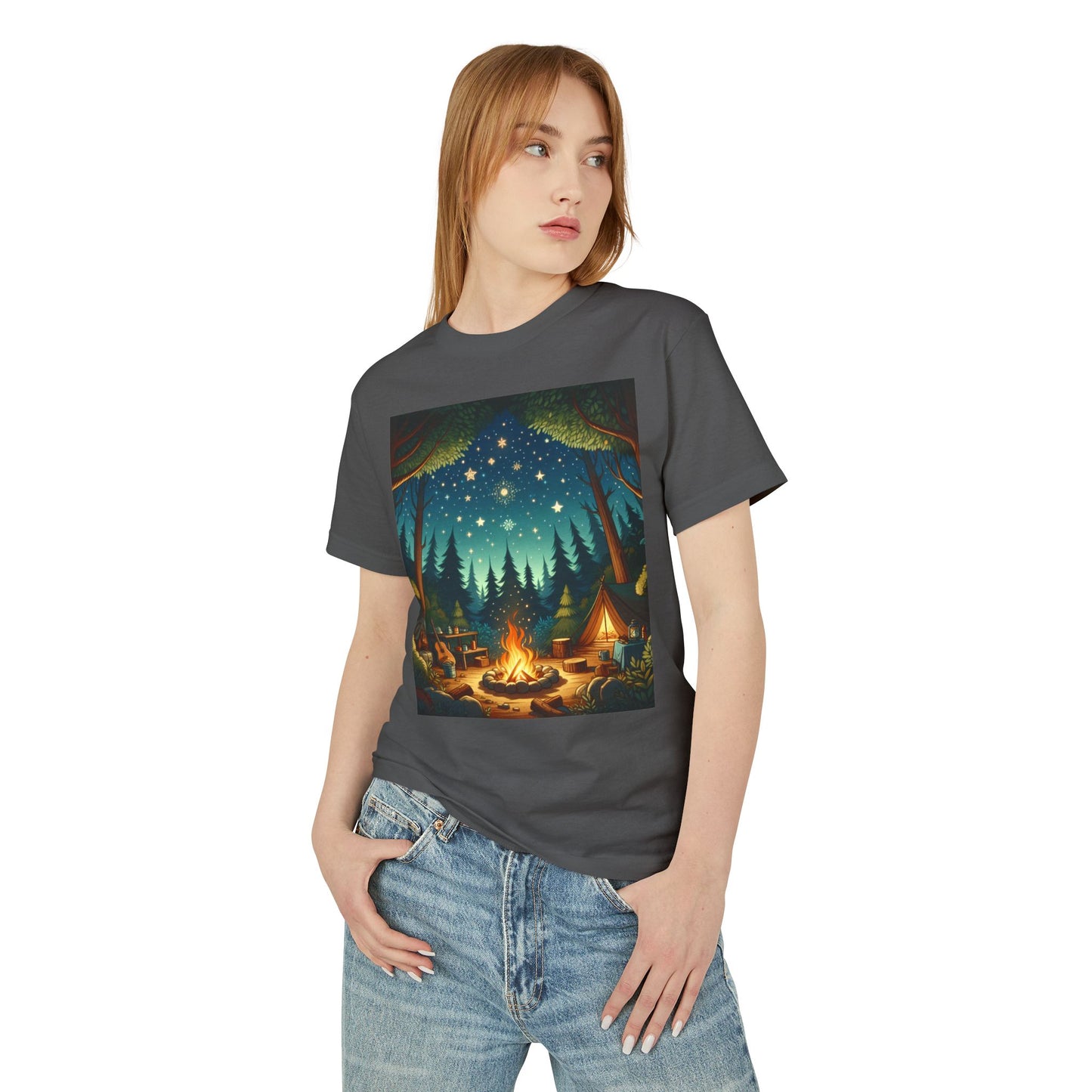 Camping Heavyweight Tee - Unisex Garment-Dyed Shirt