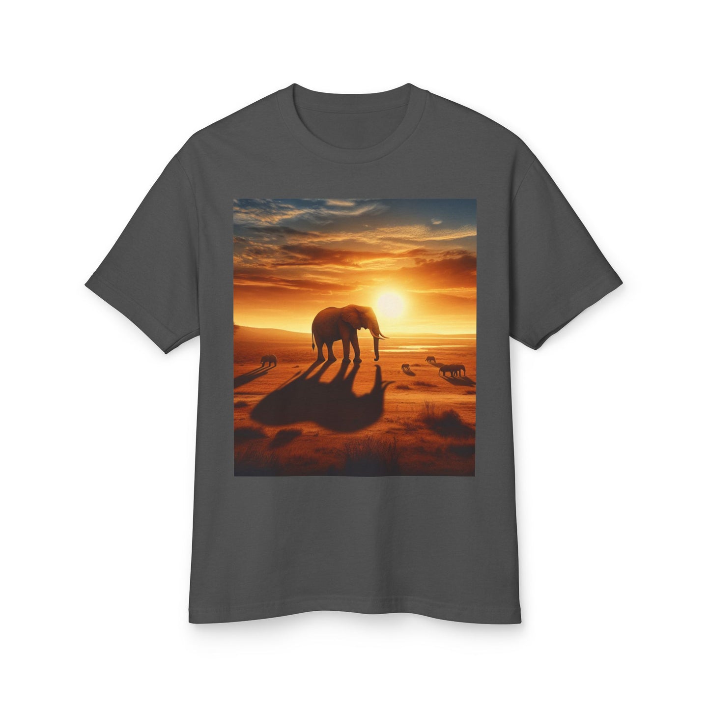 Elephants Heavyweight Tee - Unisex Garment-Dyed Shirt