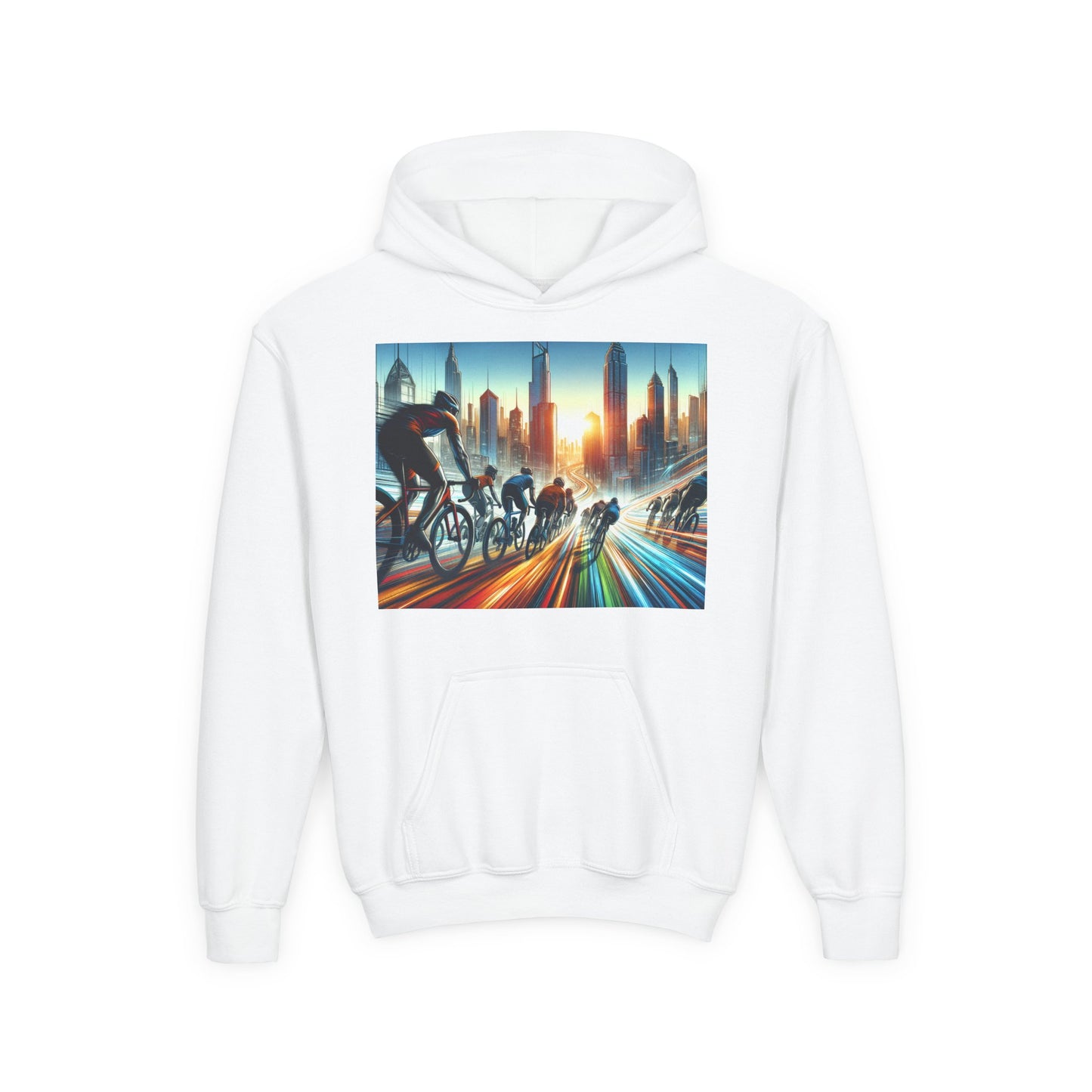 Cycling Youth Hoodie - Heavy Blend Sweatshirt