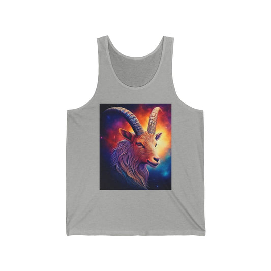 Capricorn Unisex Jersey Tank Top - Perfect for Festivals & Casual Wear