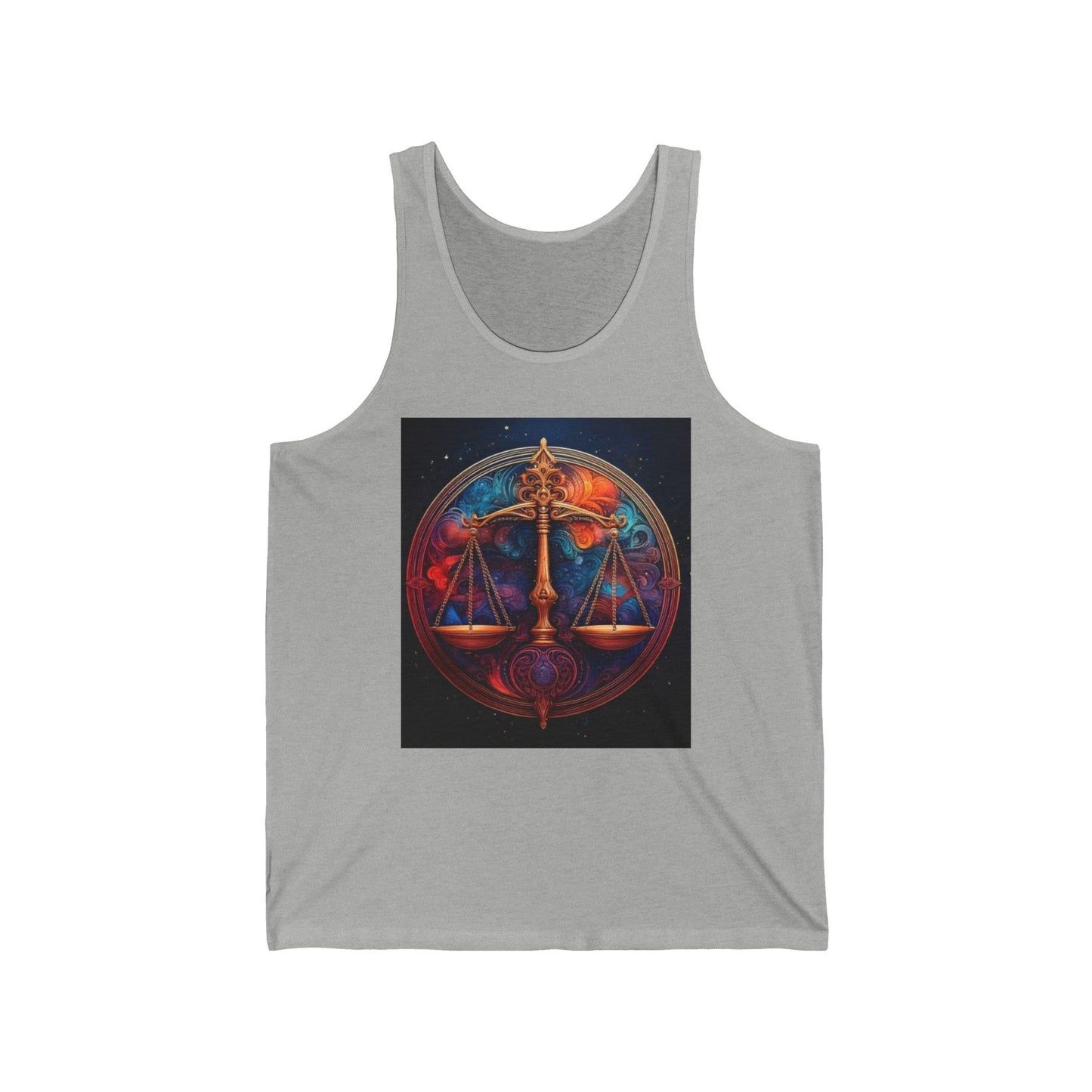Libra Unisex Jersey Tank Top - Perfect for Festivals & Casual Wear