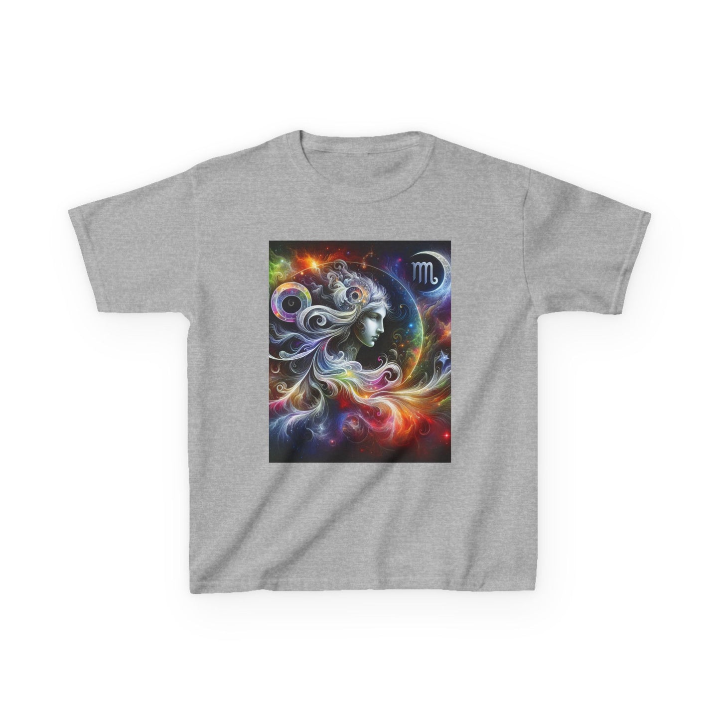 Virgo Horoscope Kids Tee - Cosmic Zodiac T-Shirt for Astrology Lovers, Birthday Gift, Everyday Wear, Reference Guide, Unique Design