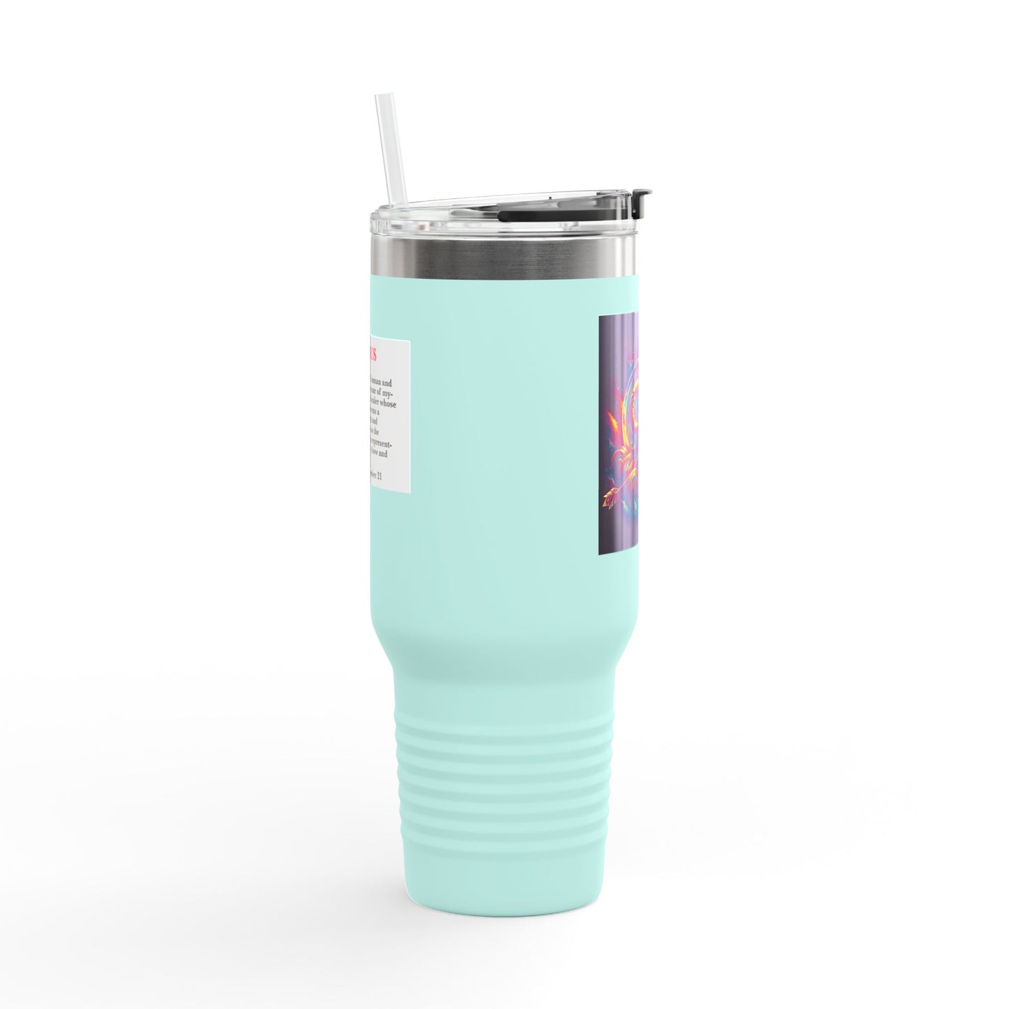 Sagittarius Insulated Travel Mug, 40oz, Perfect for Zodiac Fans, Coffee, Tea, Water