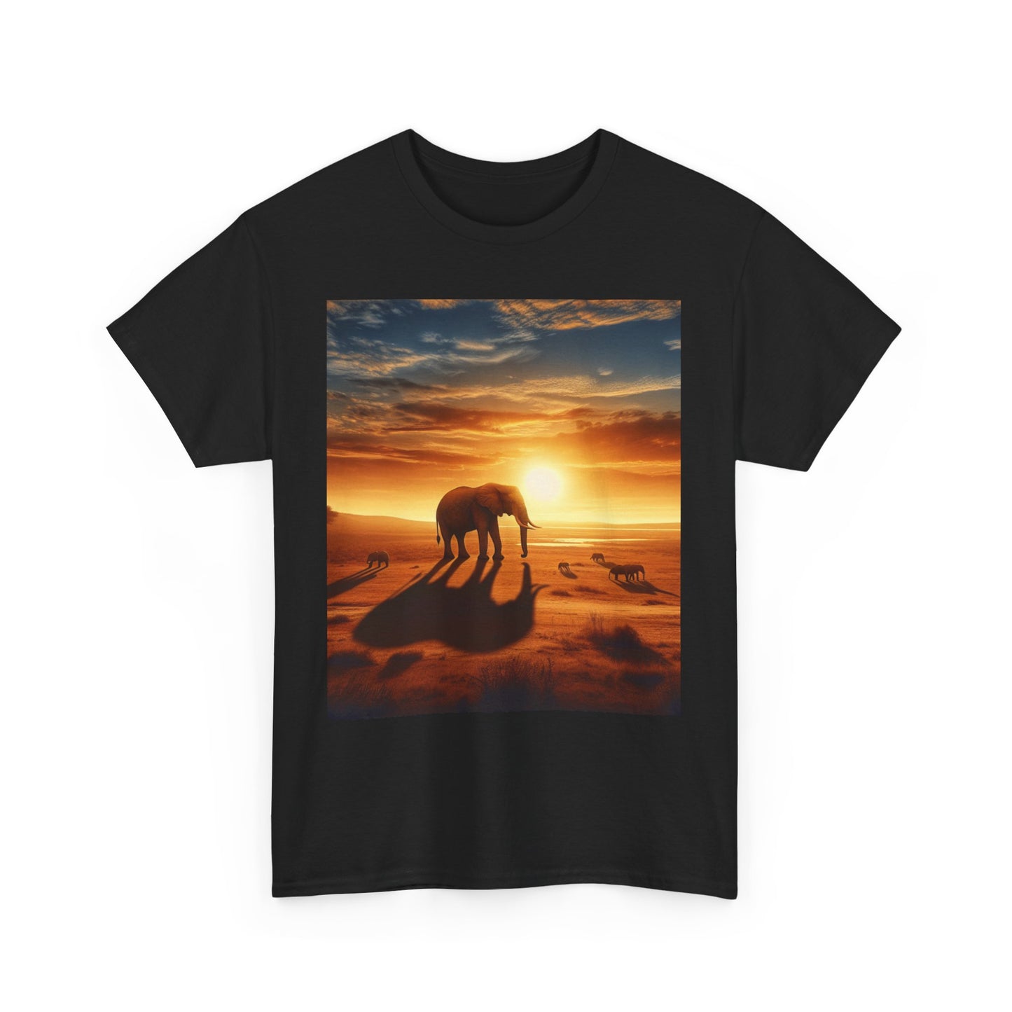 Elephants Women's Heavy Cotton Tee