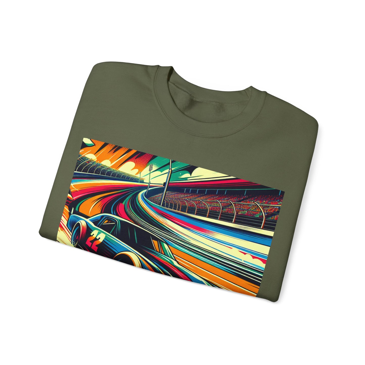 Race Car Crewneck Sweatshirt | Racing Apparel, Unisex Sweatshirt, NASCAR Gift, Motorsports Clothing, Car Enthusiasts Sweatshirt