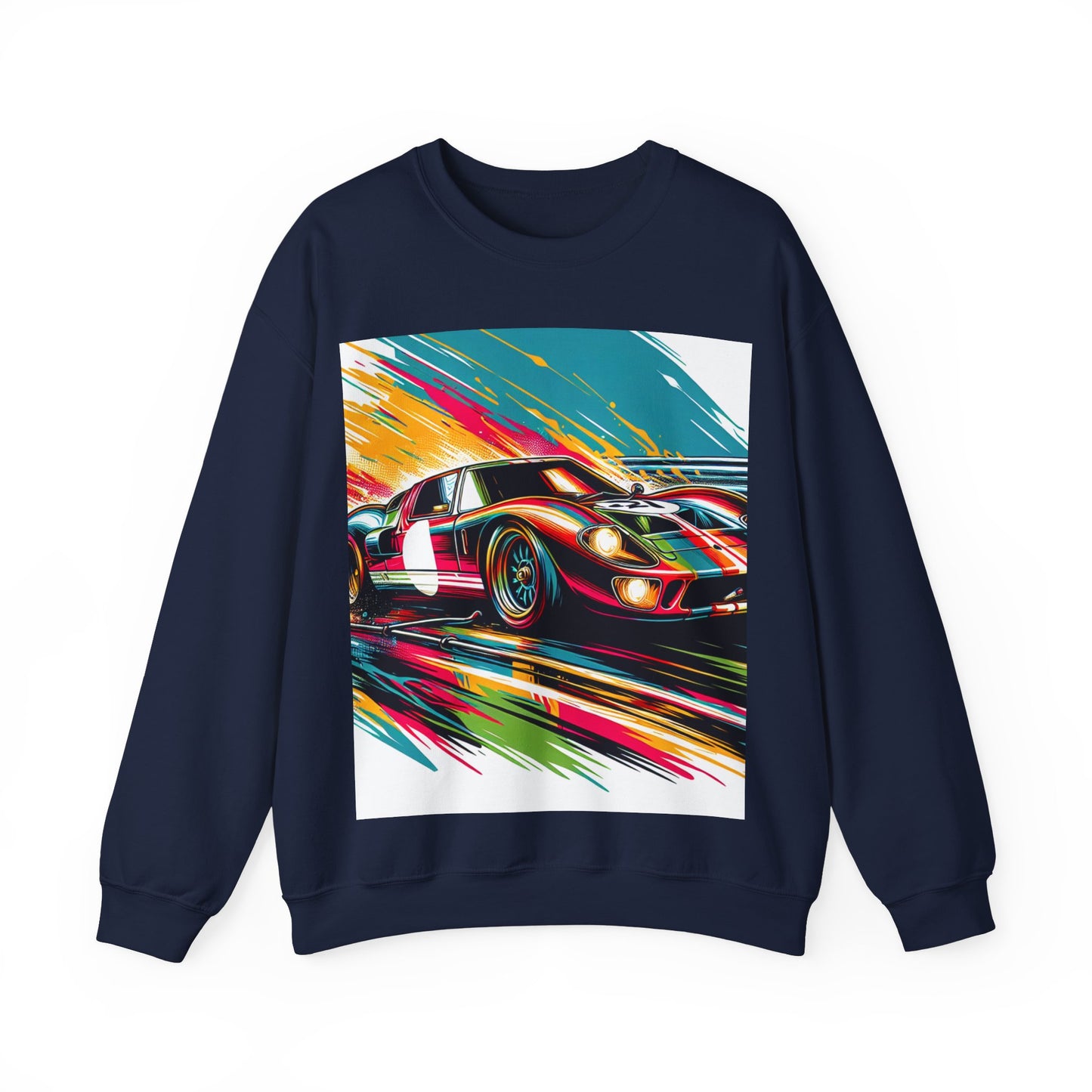 Race Car Crewneck Sweatshirt | Racing Apparel, Unisex Sweatshirt, Nascar Gift, Motorsports Clothing, Car Enthusiasts Sweatshirt