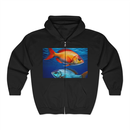 Pisces Unisex Heavy Blend™ Full Zip Hooded Sweatshirt