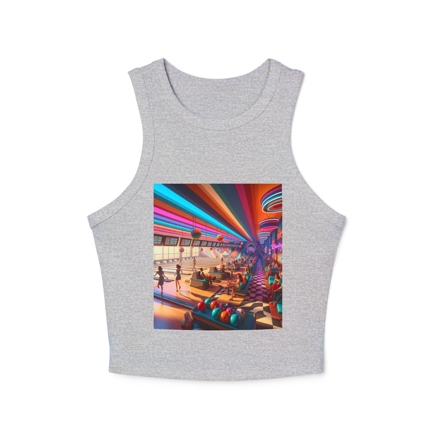 Bowling Women's Micro Rib Racer Tank Top