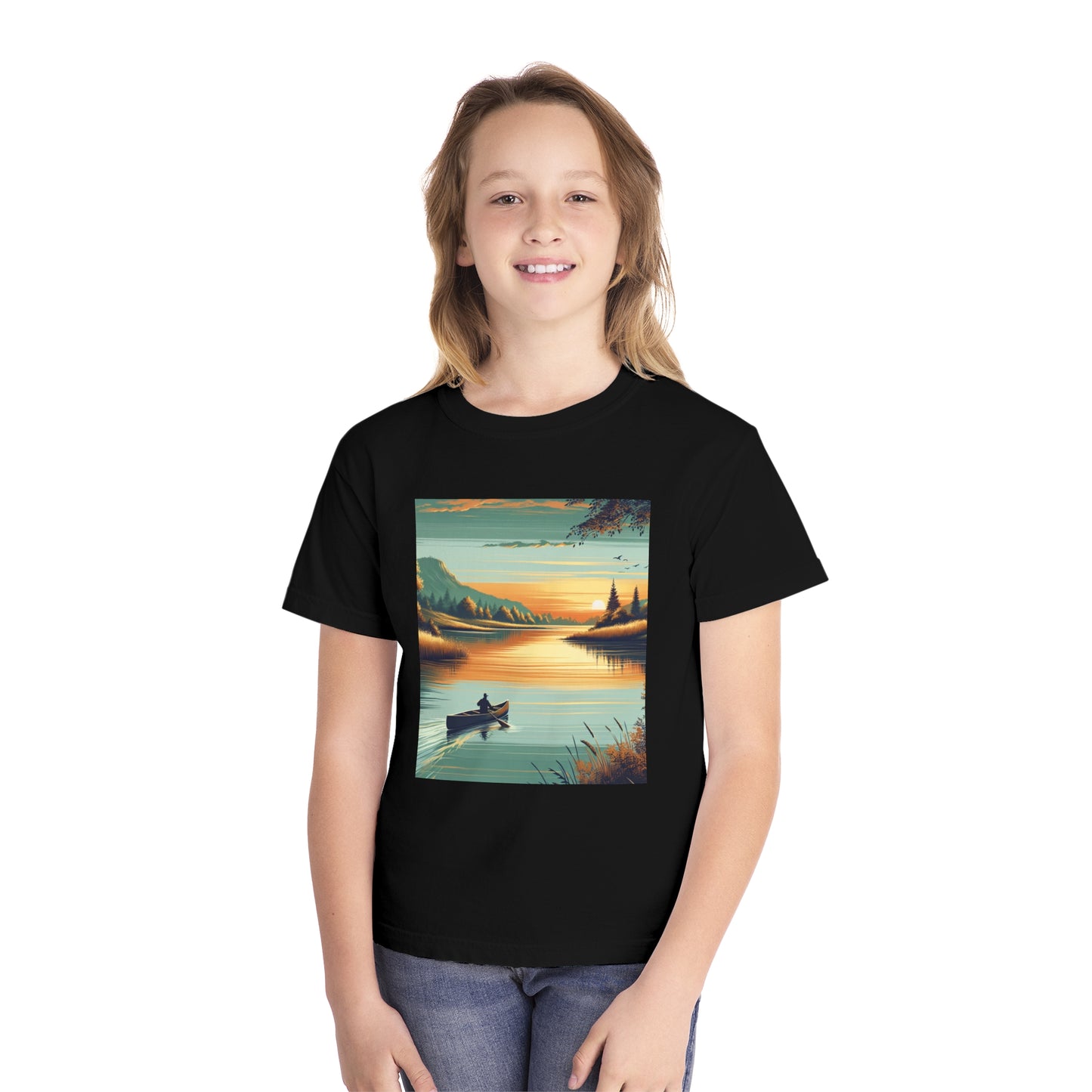 Canoeing Youth Midweight Tee
