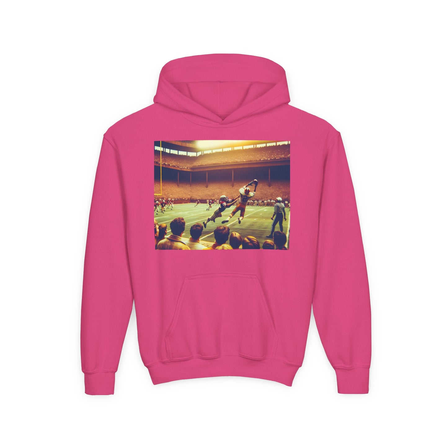 Football Youth Hoodie - Heavy Blend Sweatshirt