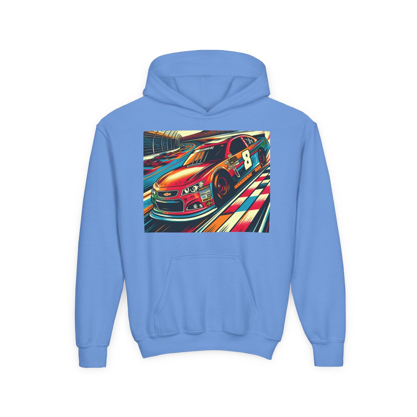 Nascar 8 Youth Hoodie - Heavy Blend Sweatshirt