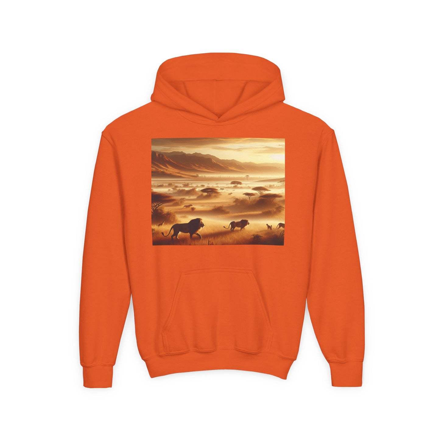 Lions Youth Hoodie - Heavy Blend Sweatshirt