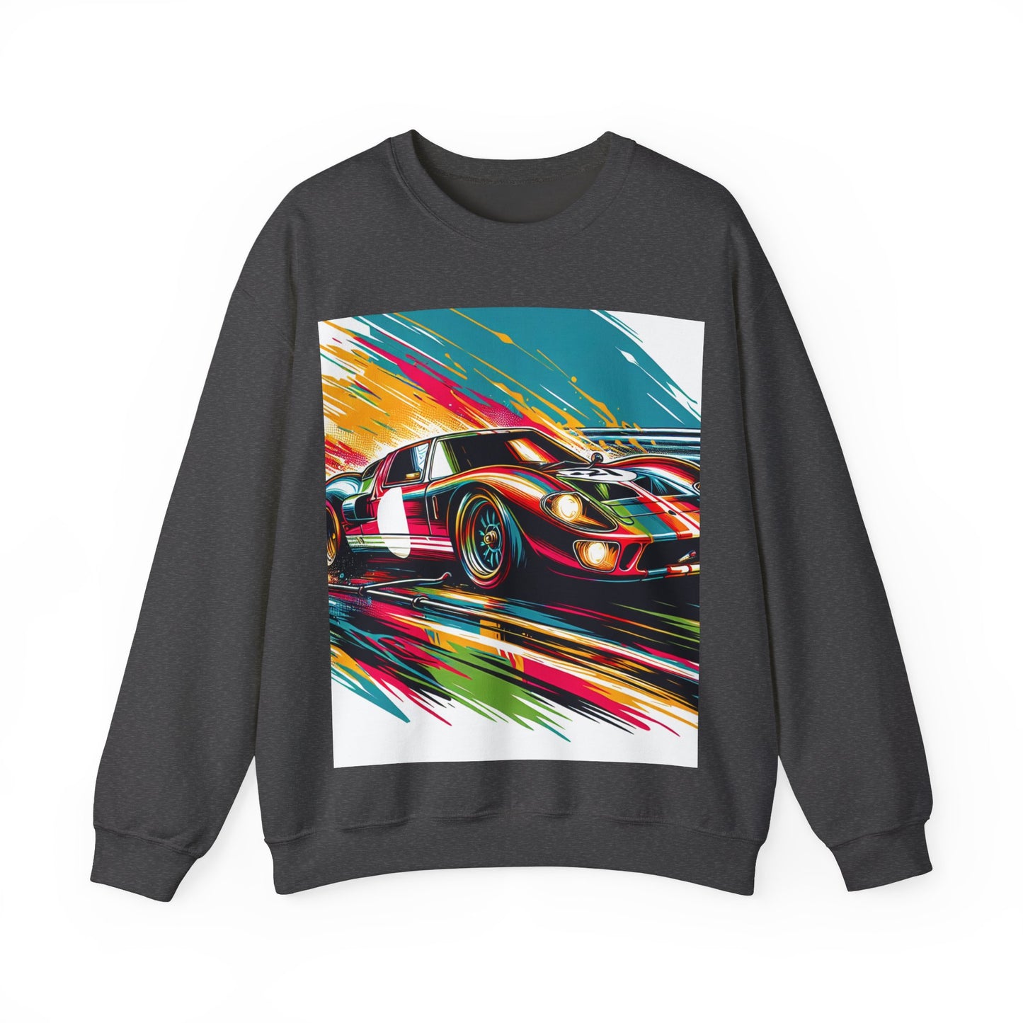 Race Car Crewneck Sweatshirt | Racing Apparel, Unisex Sweatshirt, Nascar Gift, Motorsports Clothing, Car Enthusiasts Sweatshirt