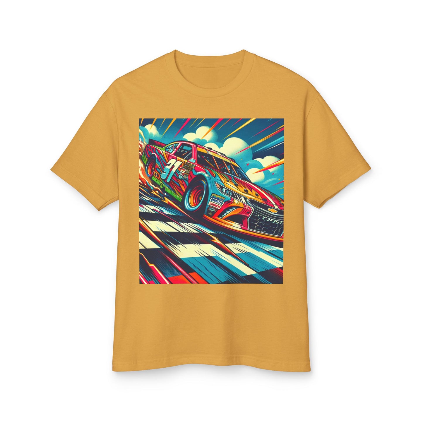Nascar 31 Heavyweight Tee - Unisex Garment-Dyed Shirt