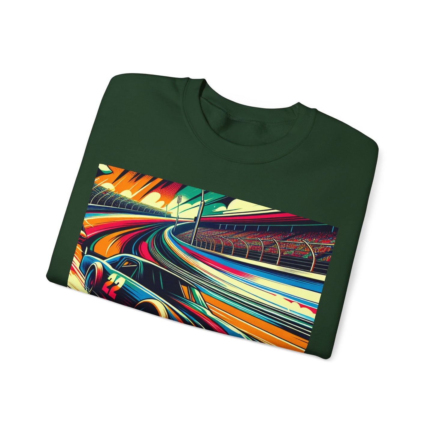 Race Car Crewneck Sweatshirt | Racing Apparel, Unisex Sweatshirt, NASCAR Gift, Motorsports Clothing, Car Enthusiasts Sweatshirt