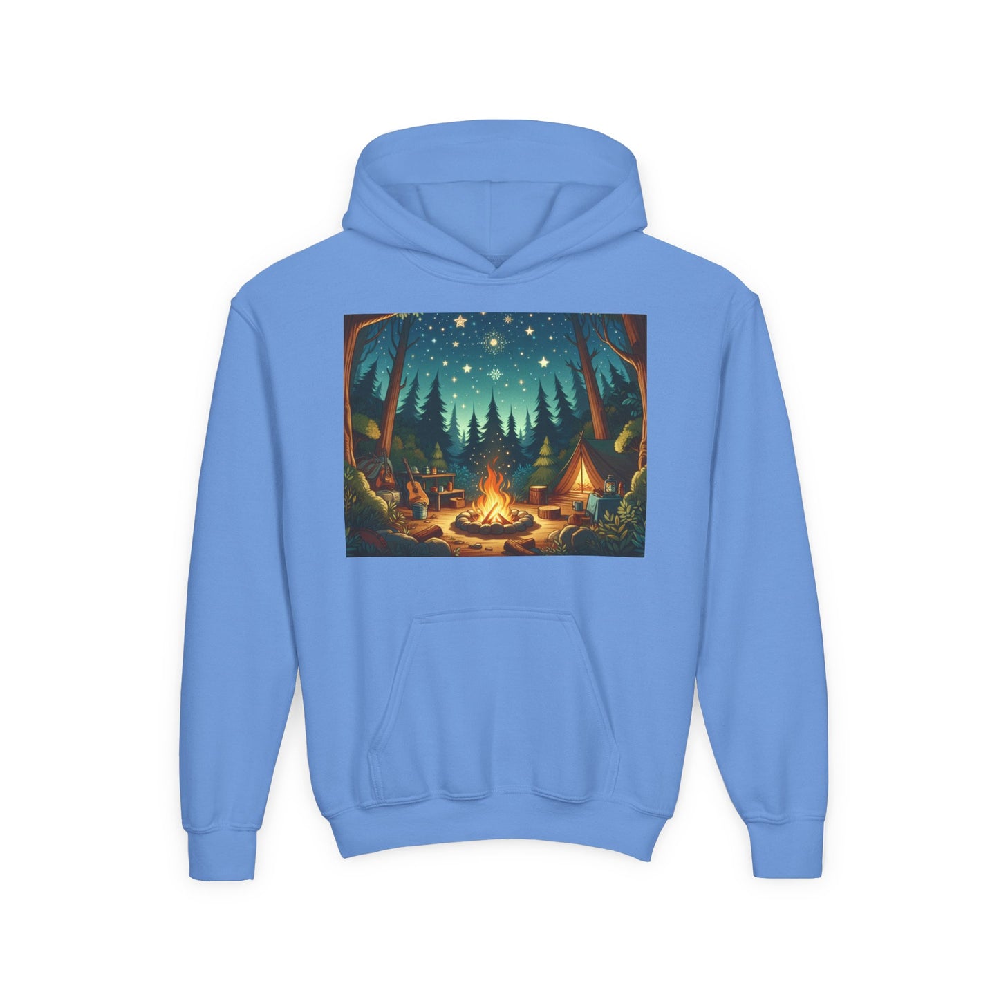 Camping Youth Hoodie - Heavy Blend Sweatshirt