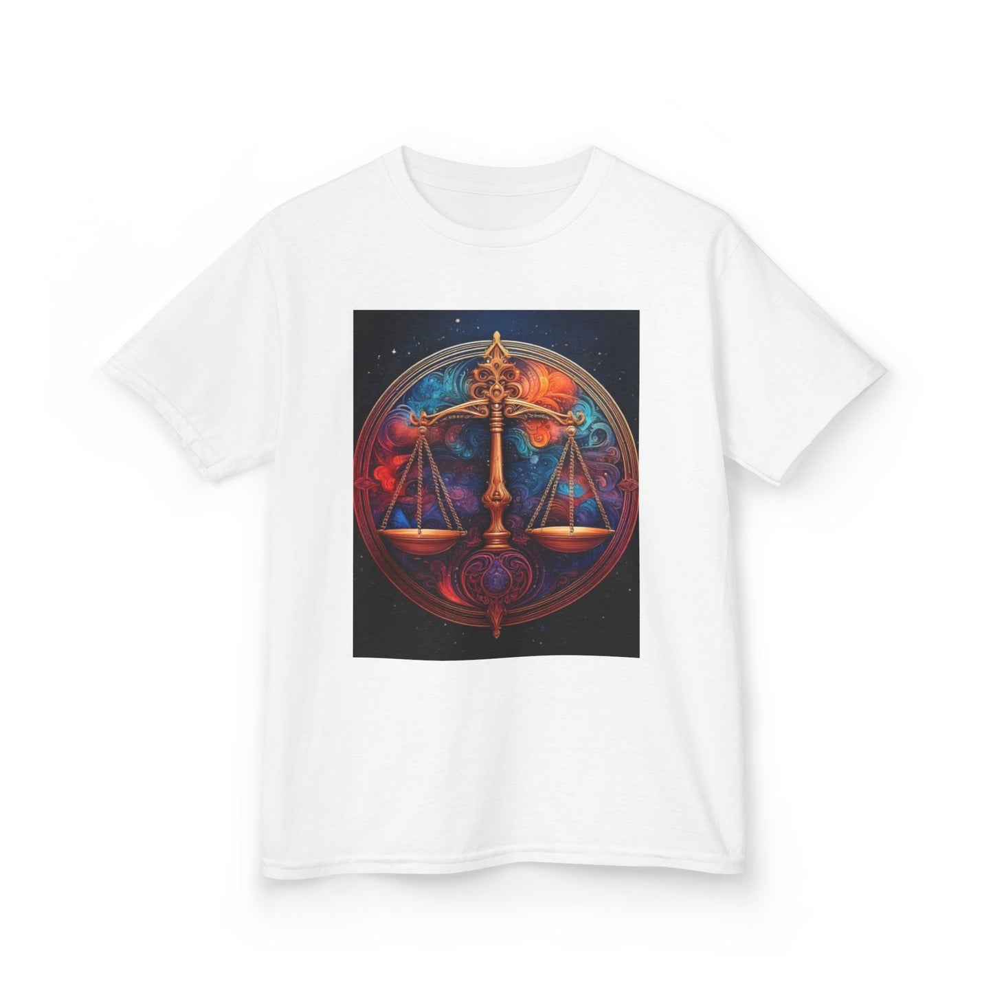 Libra Horoscope Kids Tee - Cosmic Zodiac T-Shirt for Astrology Lovers, Birthday Gift, Everyday Wear, Reference Guide, Unique Design