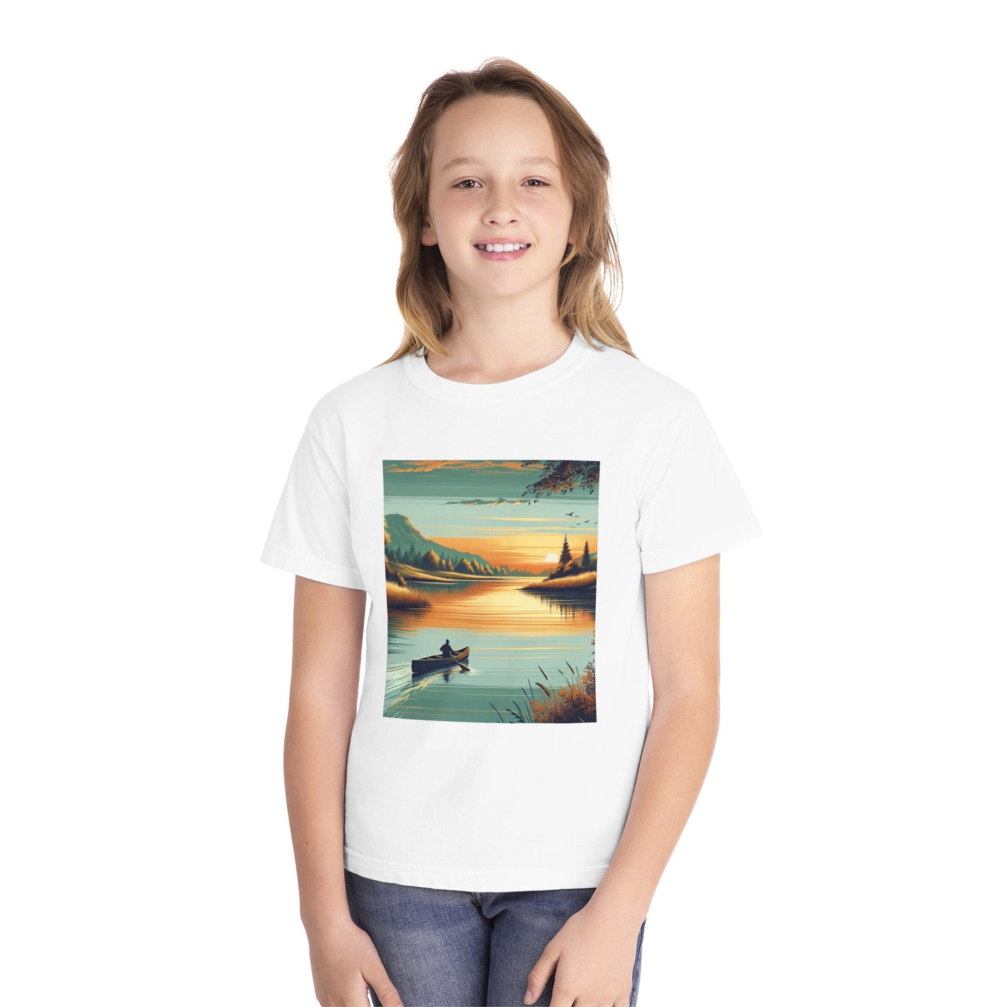 Canoeing Youth Midweight Tee