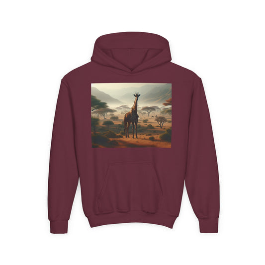 Giraffes Youth Hoodie - Heavy Blend Sweatshirt
