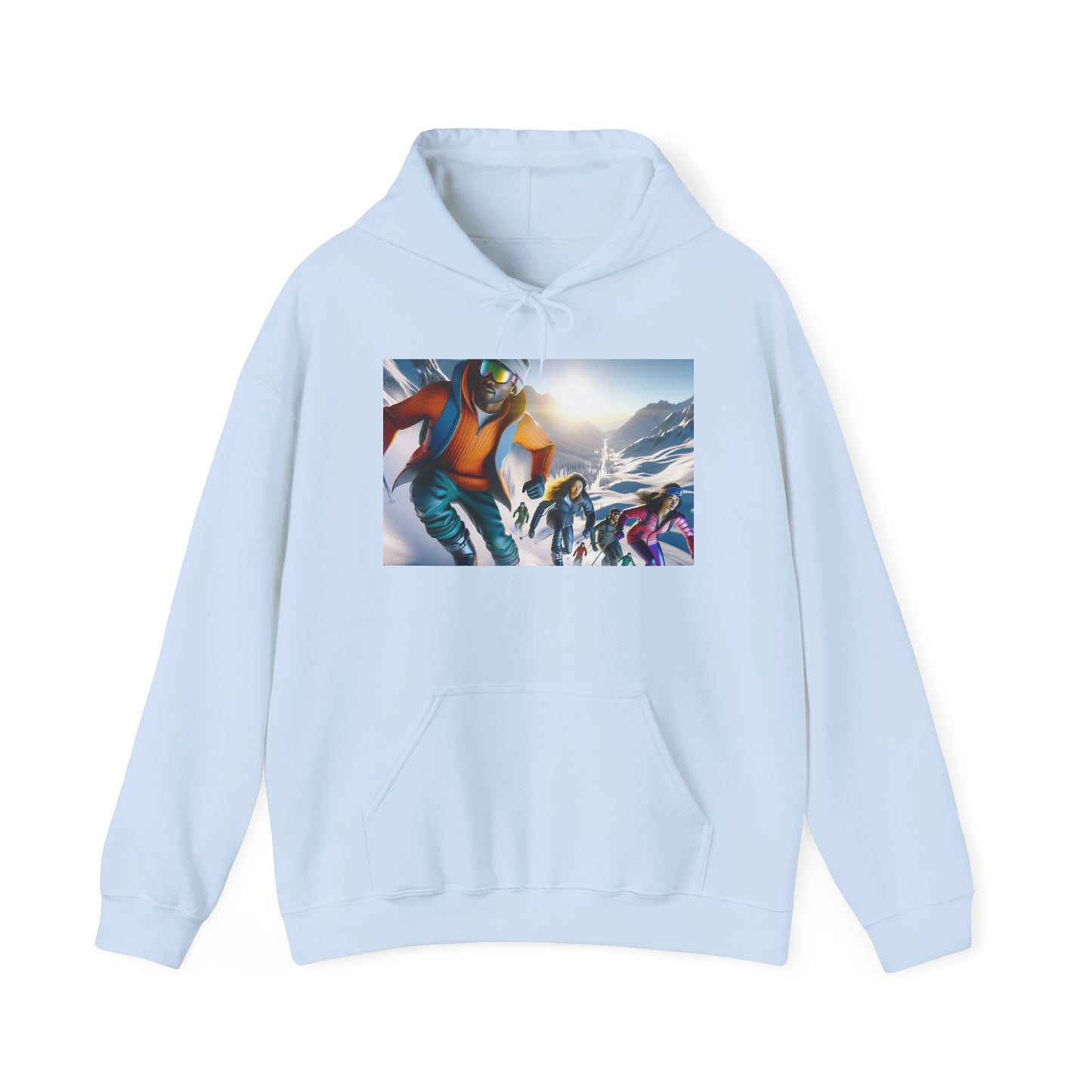 Skiing Unisex Hoodie - Sports Team Vibes