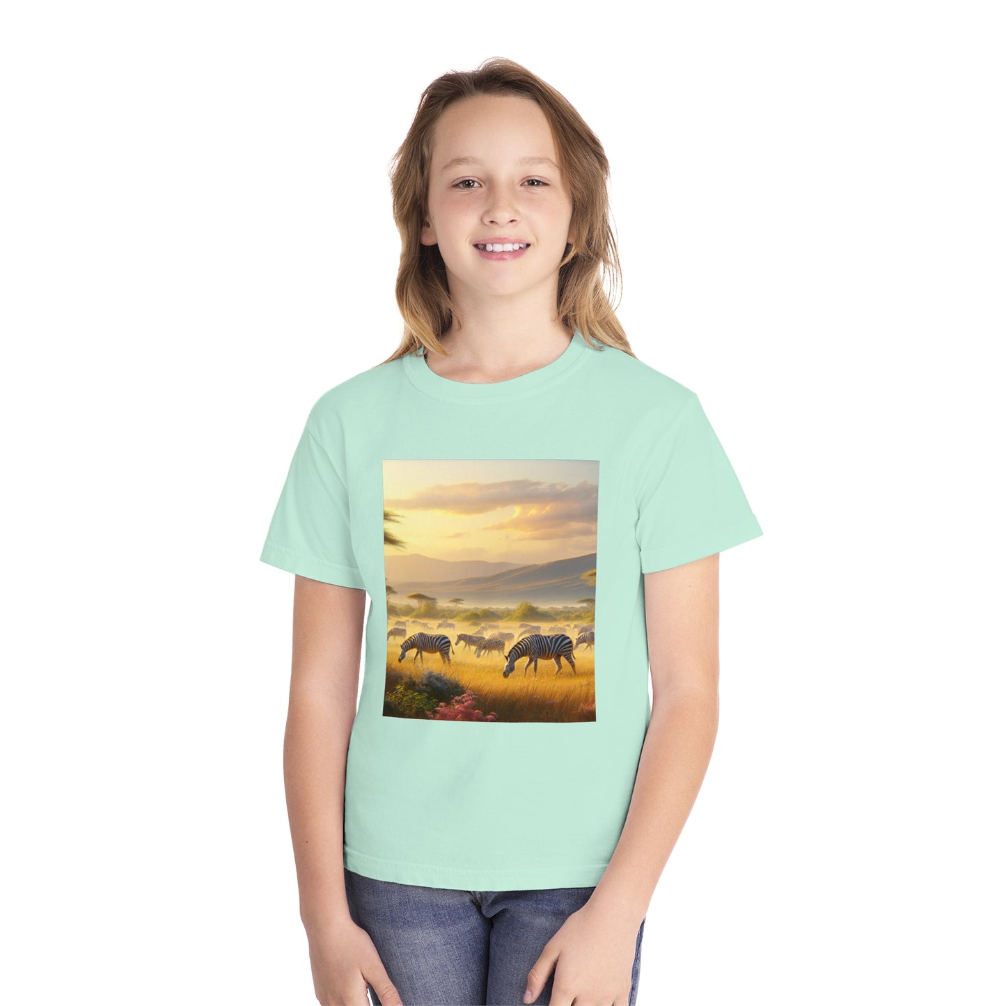 Zebras Youth Midweight Tee