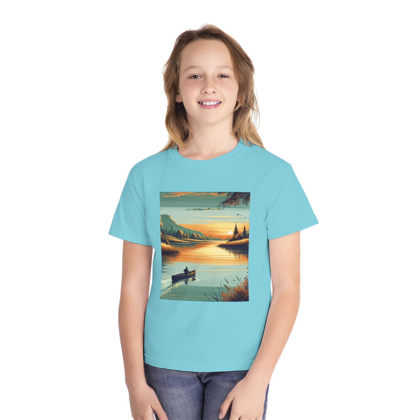 Canoeing Youth Midweight Tee