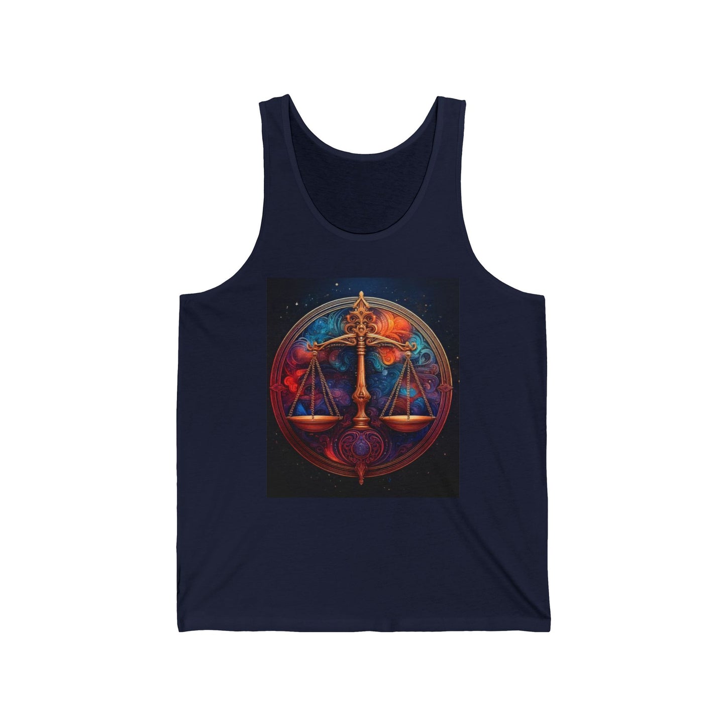 Libra Unisex Jersey Tank Top - Perfect for Festivals & Casual Wear