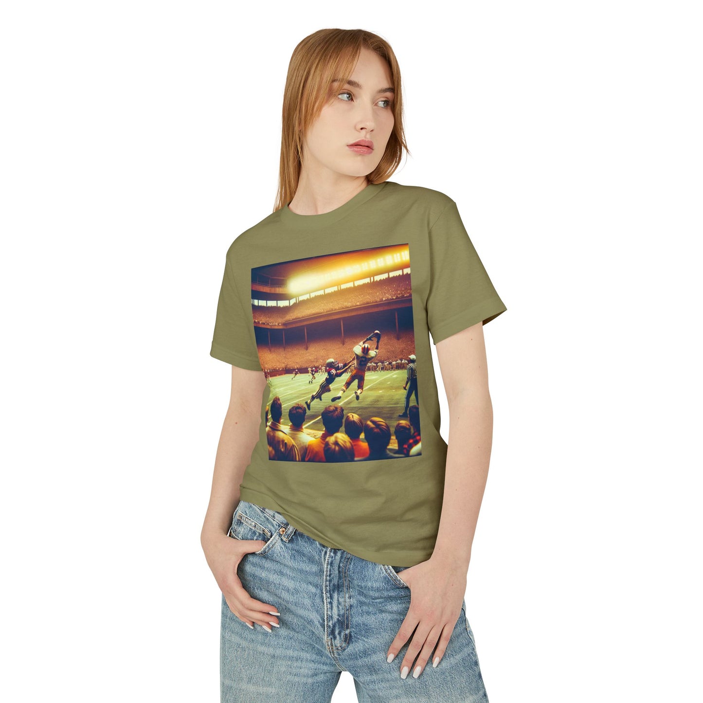 Football Heavyweight Tee - Unisex Garment-Dyed Shirt