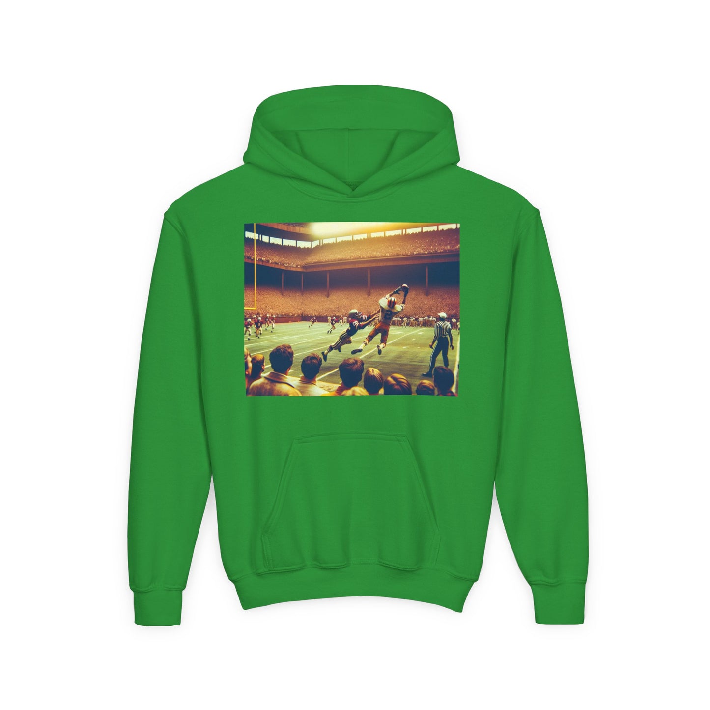 Football Youth Hoodie - Heavy Blend Sweatshirt