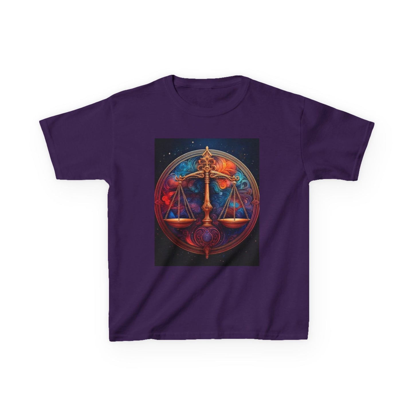 Libra Horoscope Kids Tee - Cosmic Zodiac T-Shirt for Astrology Lovers, Birthday Gift, Everyday Wear, Reference Guide, Unique Design