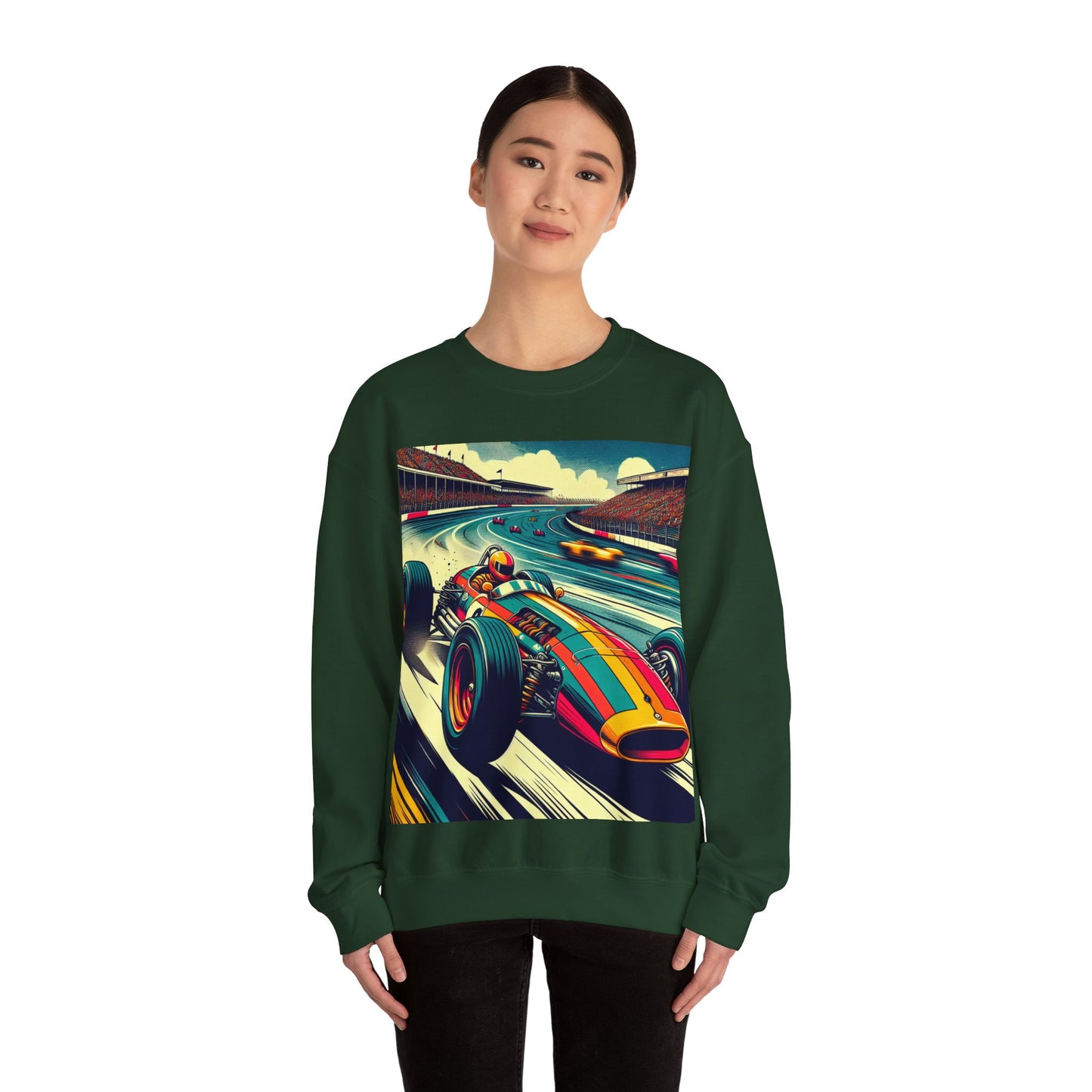 Race Car Crewneck Sweatshirt | Racing Apparel, Unisex Sweatshirt, F1 Gift, Motorsports Clothing, Car Enthusiasts Sweatshirt