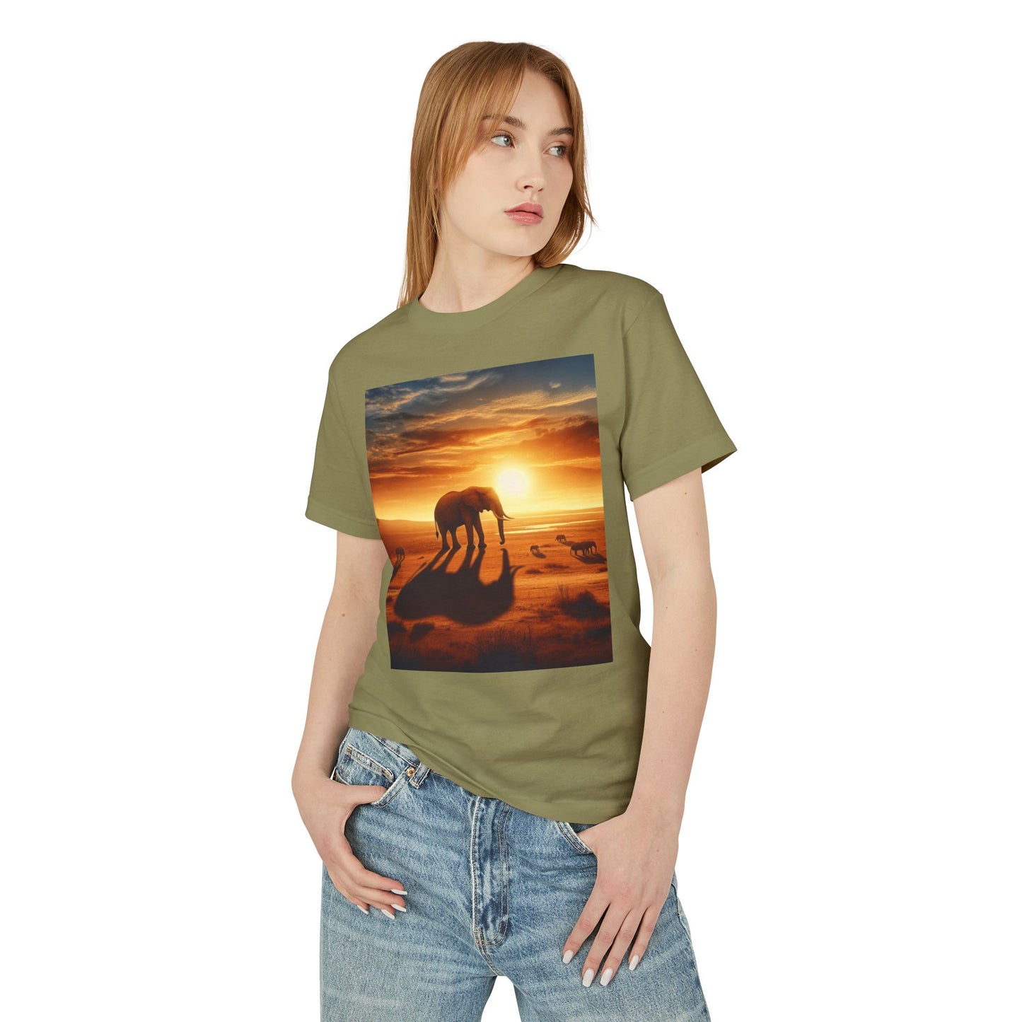 Elephants Heavyweight Tee - Unisex Garment-Dyed Shirt