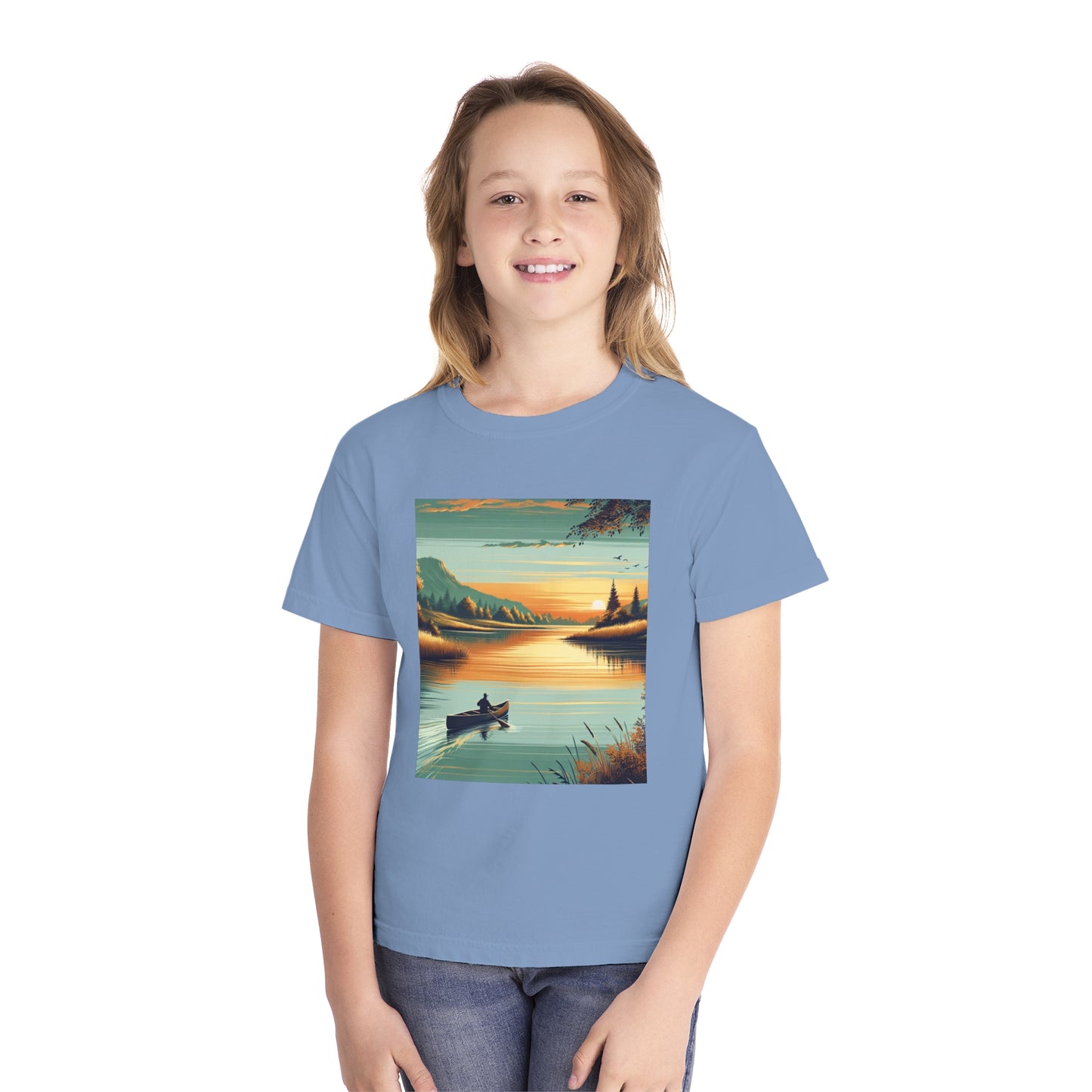 Canoeing Youth Midweight Tee