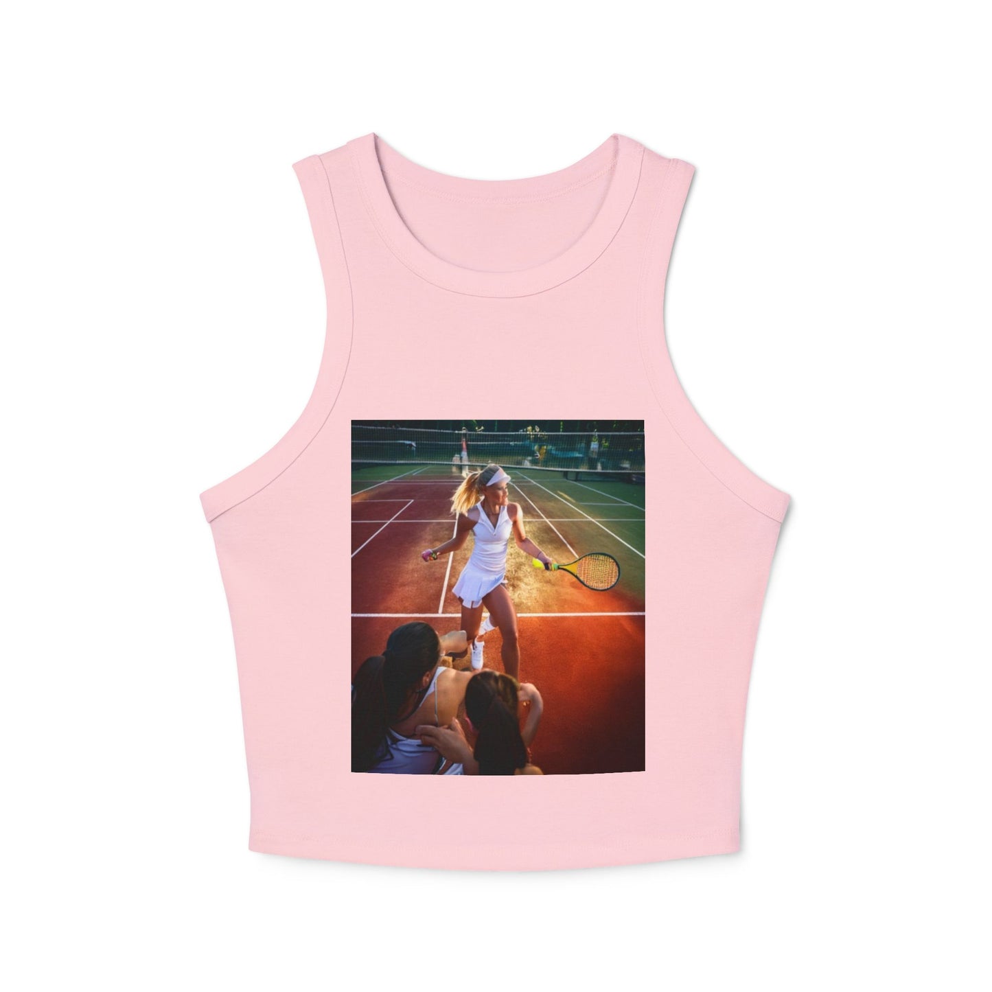 Tennis Women's Micro Rib Racer Tank Top