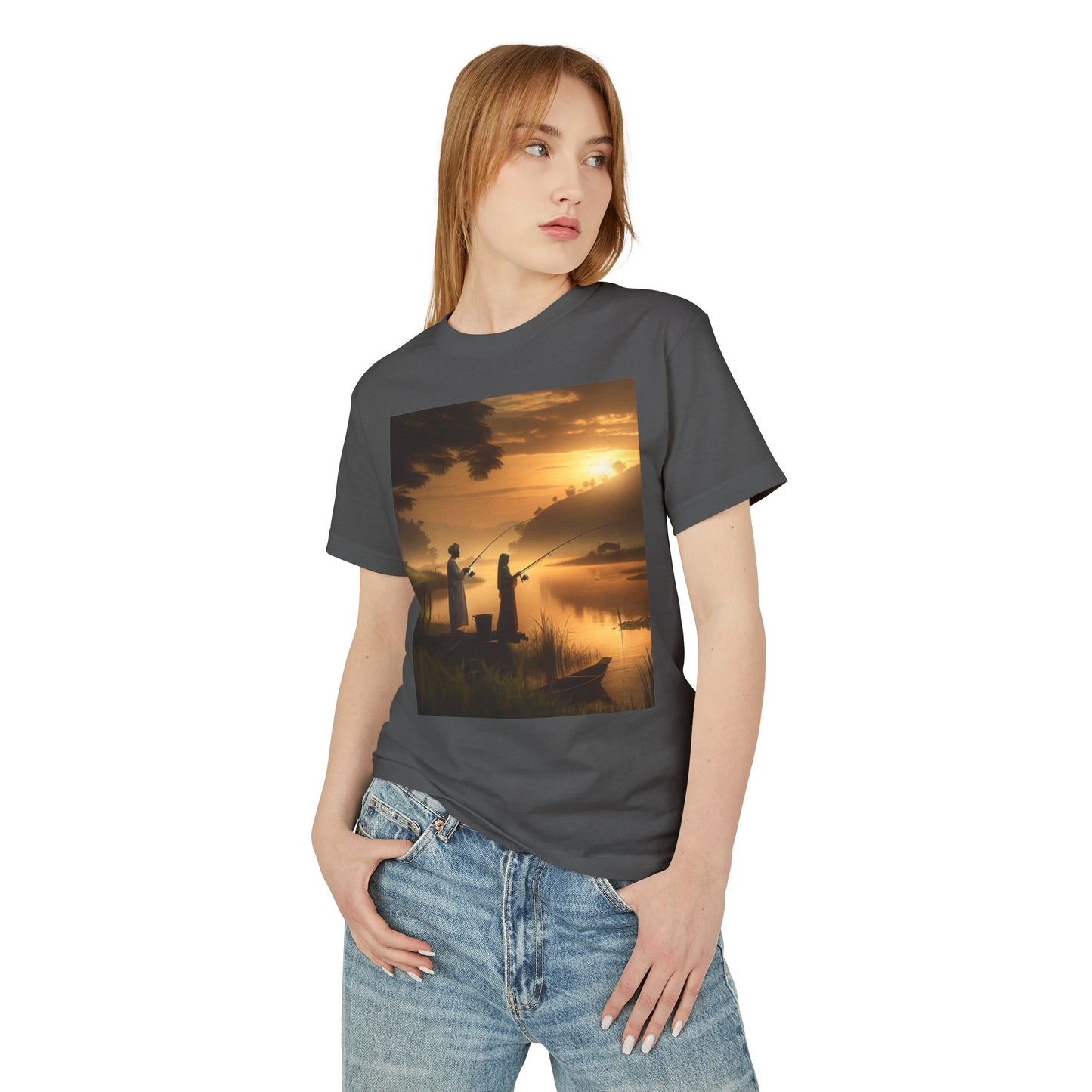 Fishing Heavyweight Tee - Unisex Garment-Dyed Shirt