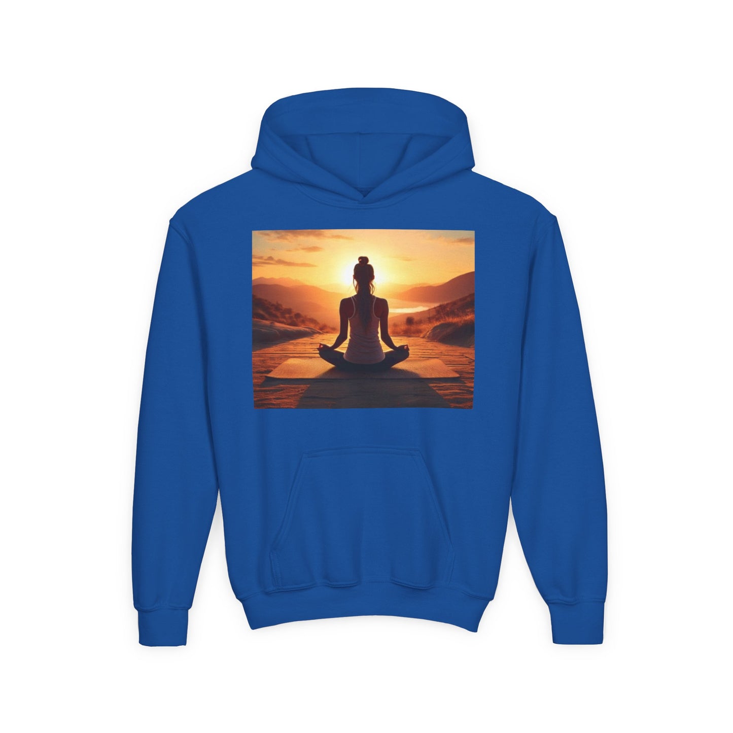 Yoga Youth Hoodie - Heavy Blend Sweatshirt