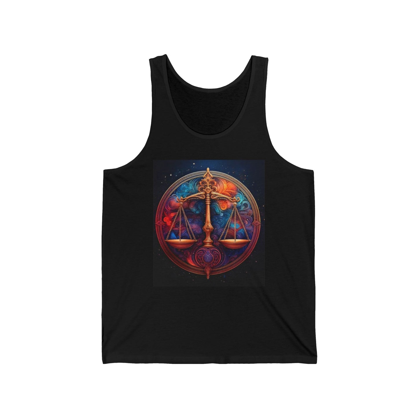 Libra Unisex Jersey Tank Top - Perfect for Festivals & Casual Wear