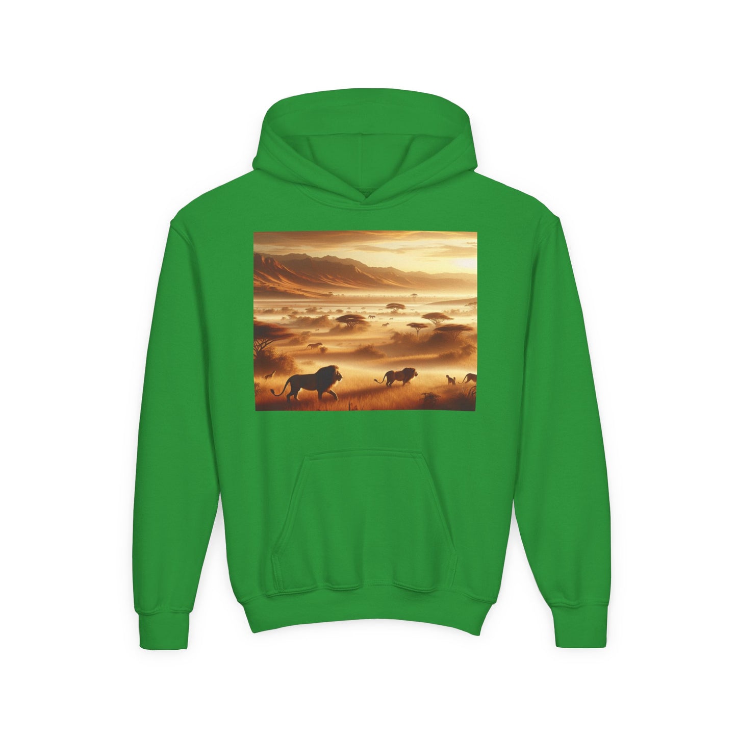 Lions Youth Hoodie - Heavy Blend Sweatshirt