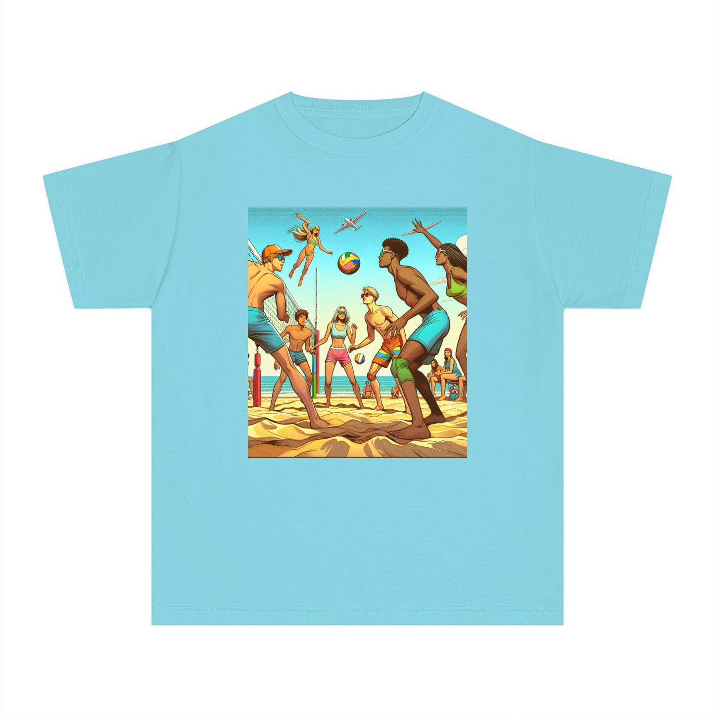 Volleyball Youth Midweight Tee