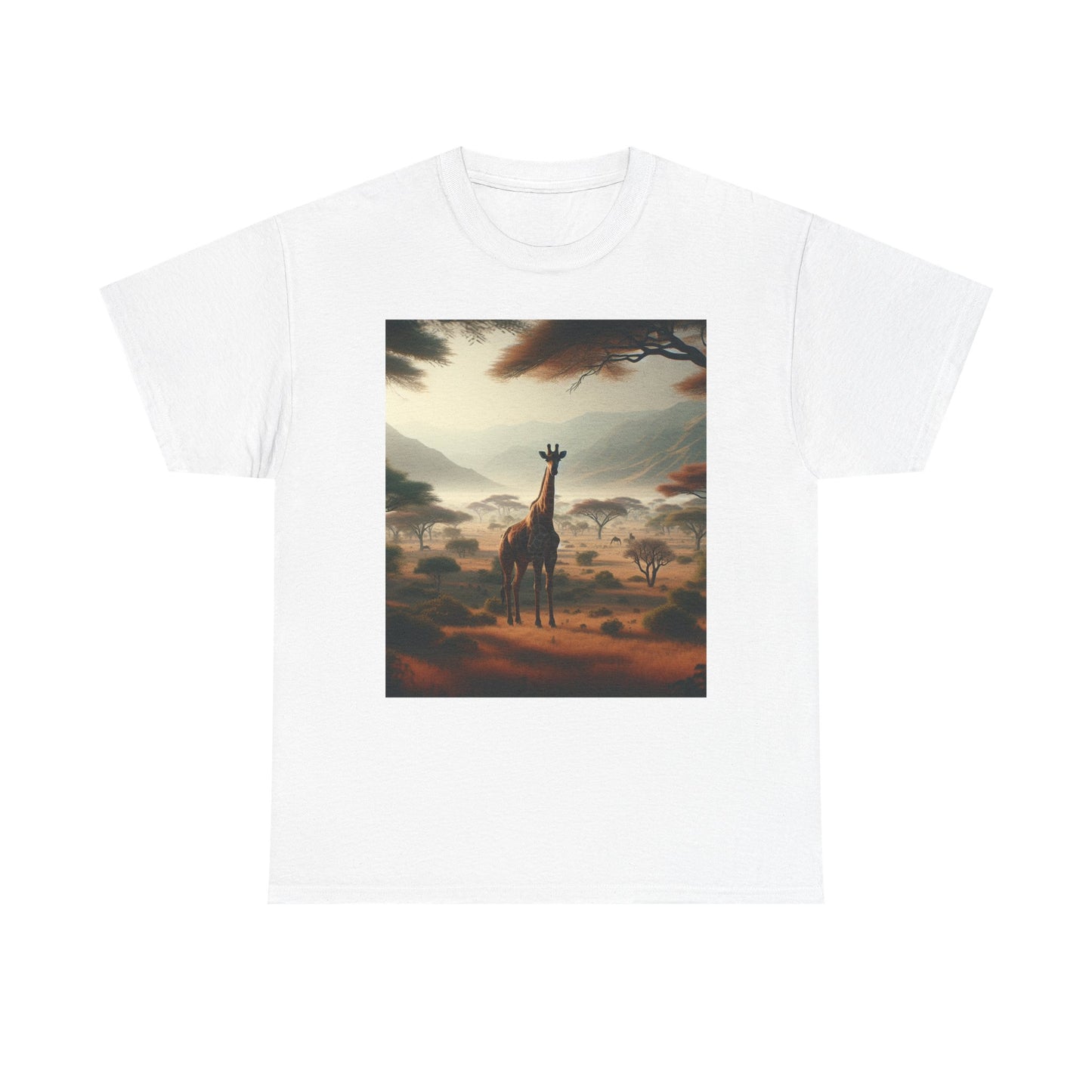Giraffes Women's Heavy Cotton Tee